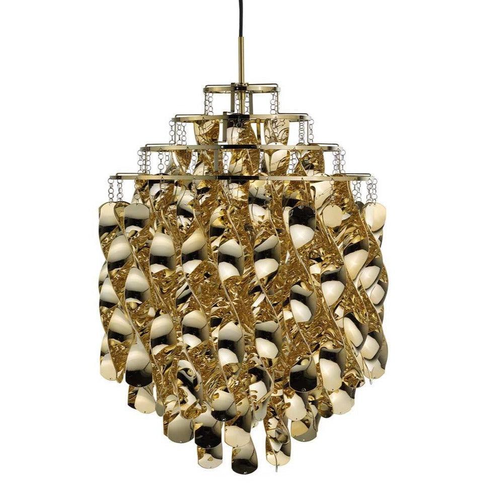 Lampa wisząca SPIRAL SP01 złoty Verpan    Eye on Design
