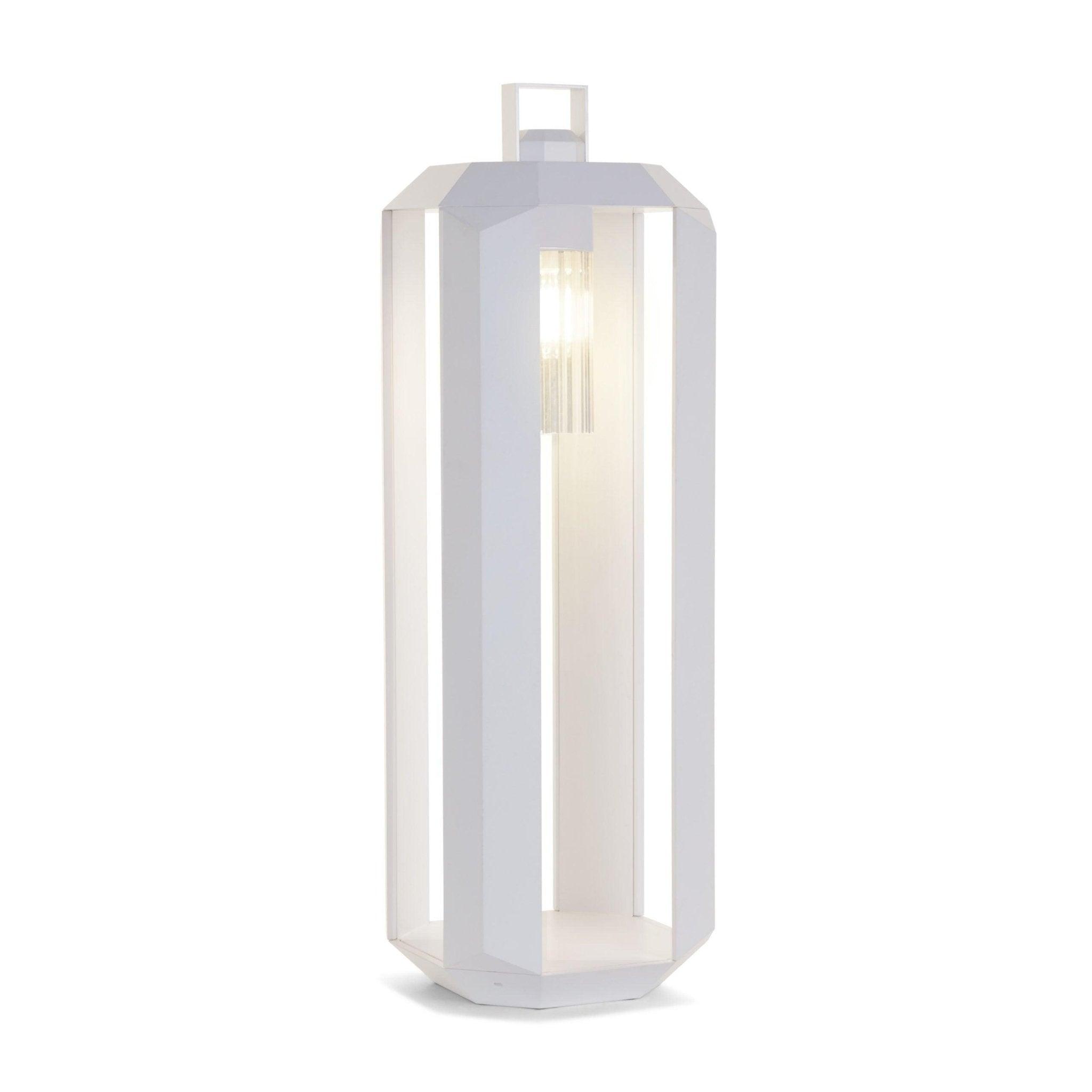Lampa zewnętrzna akumulatorowa CUBE BATTERY biały Contardi    Eye on Design