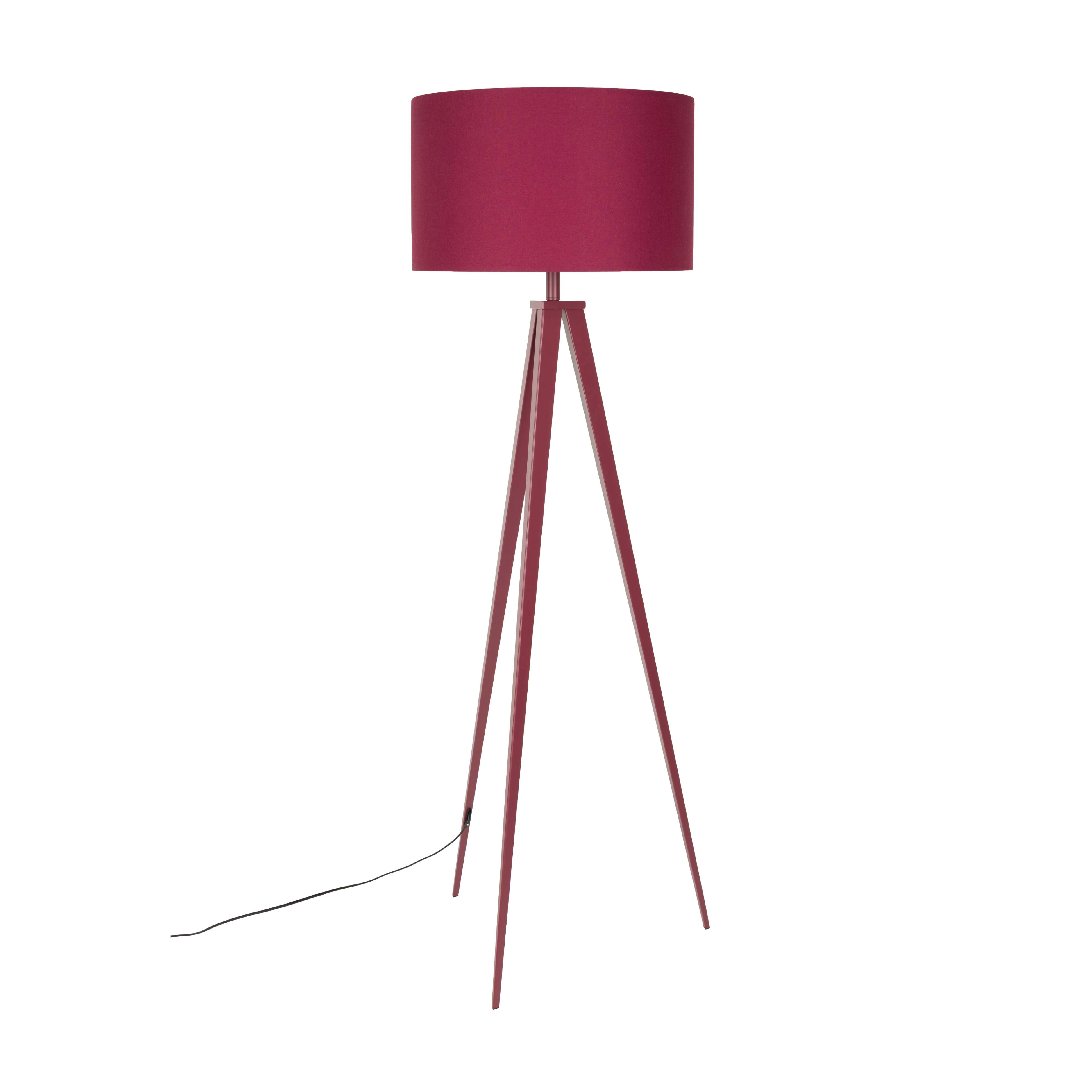Tripod Floor Lamp red tripod