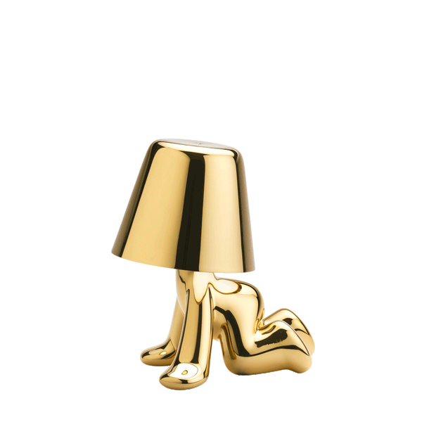 Lampka GOLDEN BROTHER RON złoty Qeeboo    Eye on Design