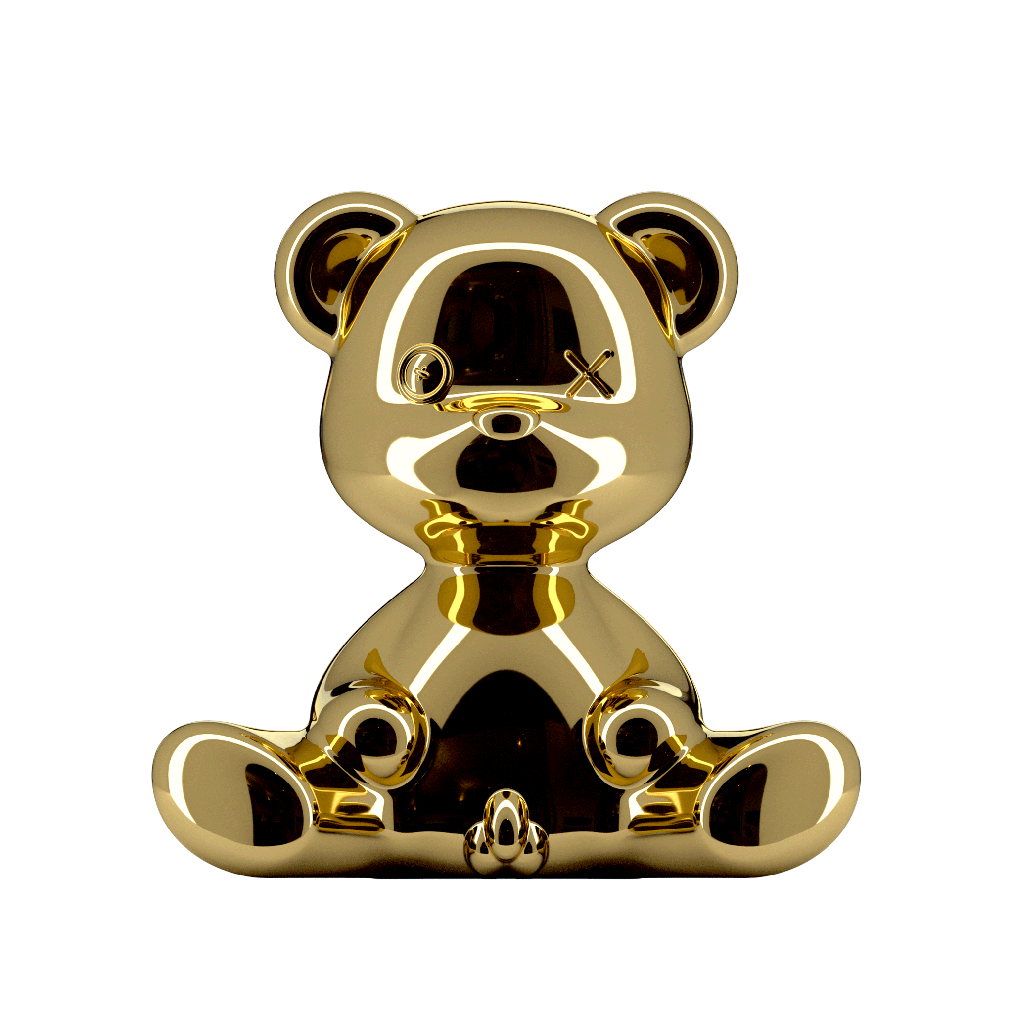 Lampka TEDDY BOY złoty Qeeboo    Eye on Design