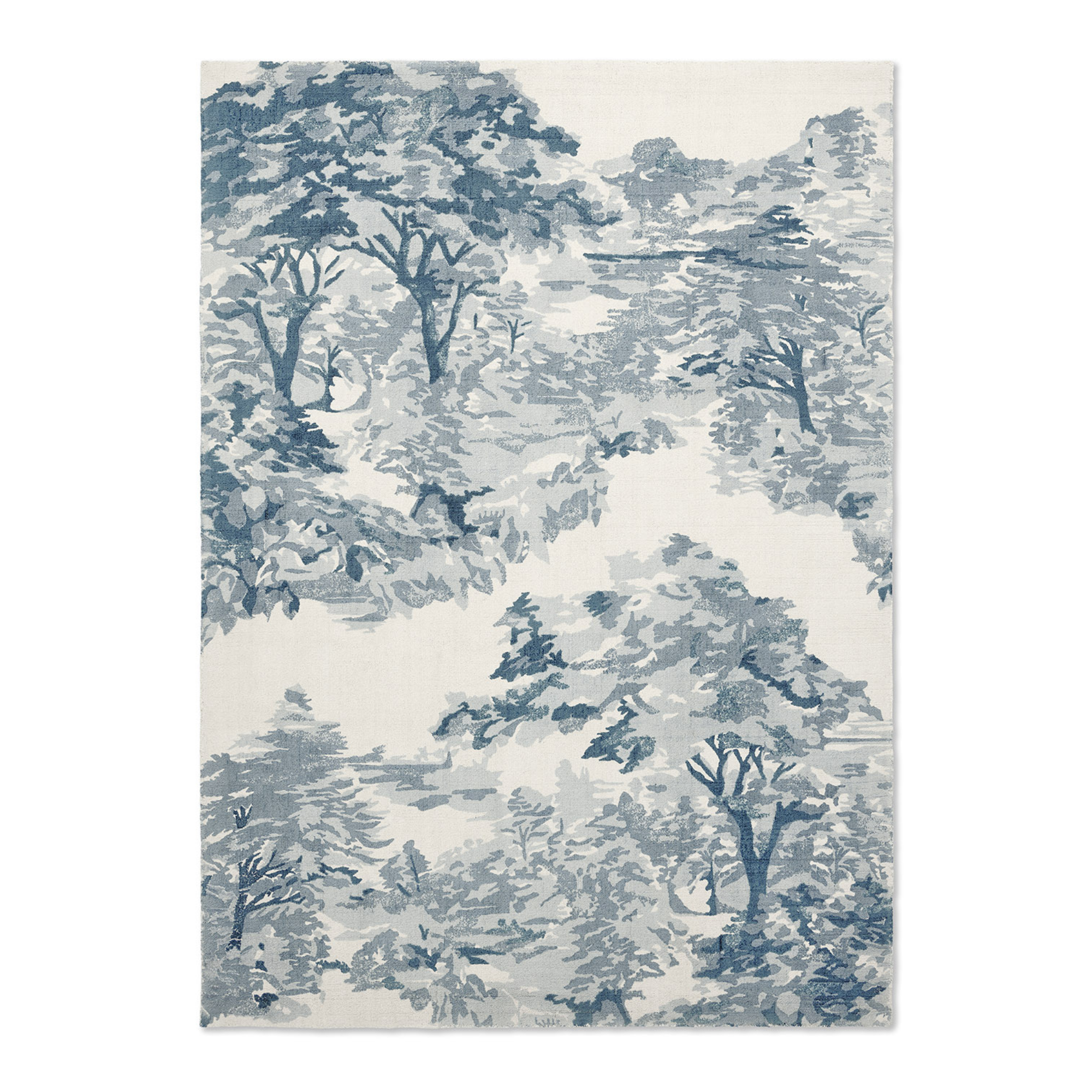 LANDSCAPE TOILE rug light blue