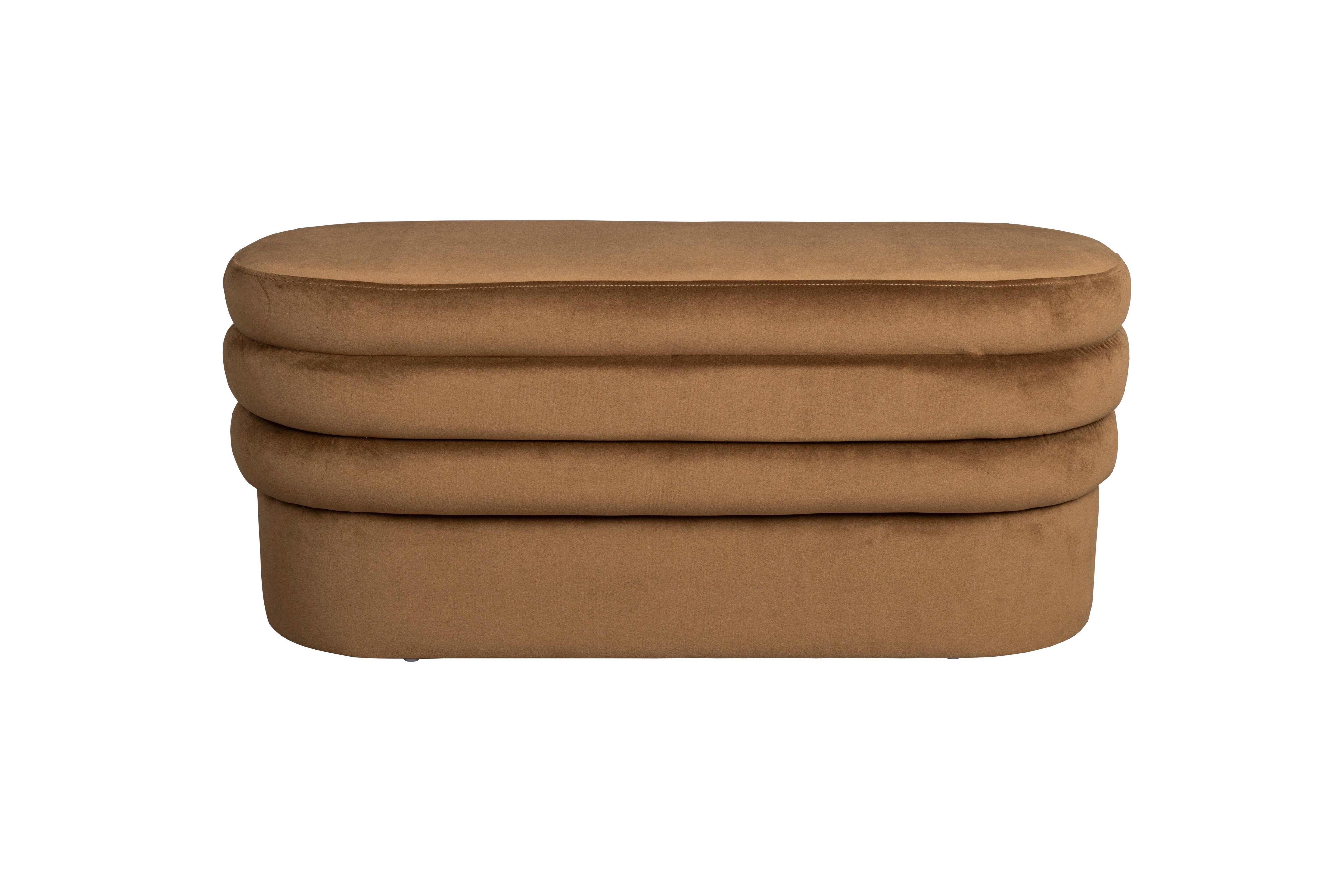 Aditi Bench Brown Dutchbone    Eye on Design