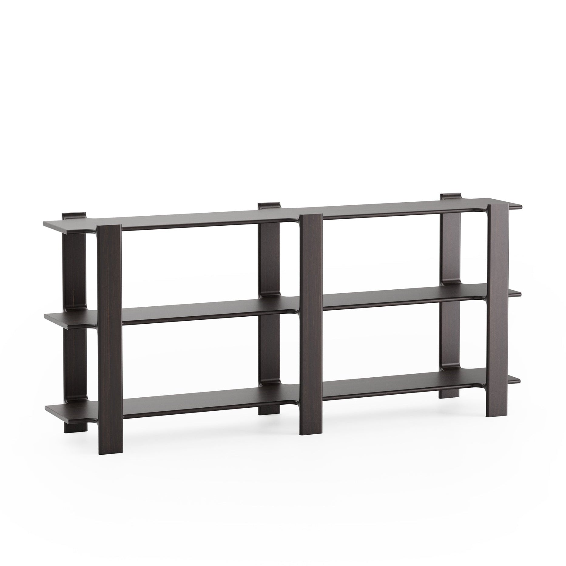 LIGO DUO Shelf in Ebony Oak Wood