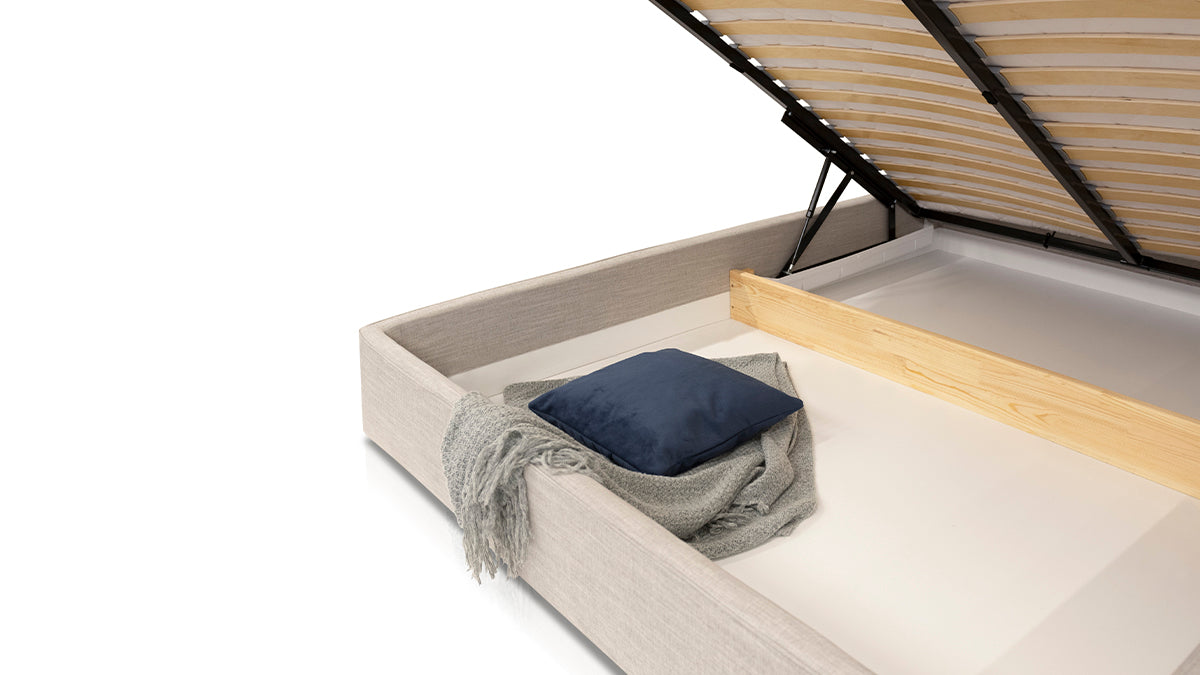 ALIER upholstered bed