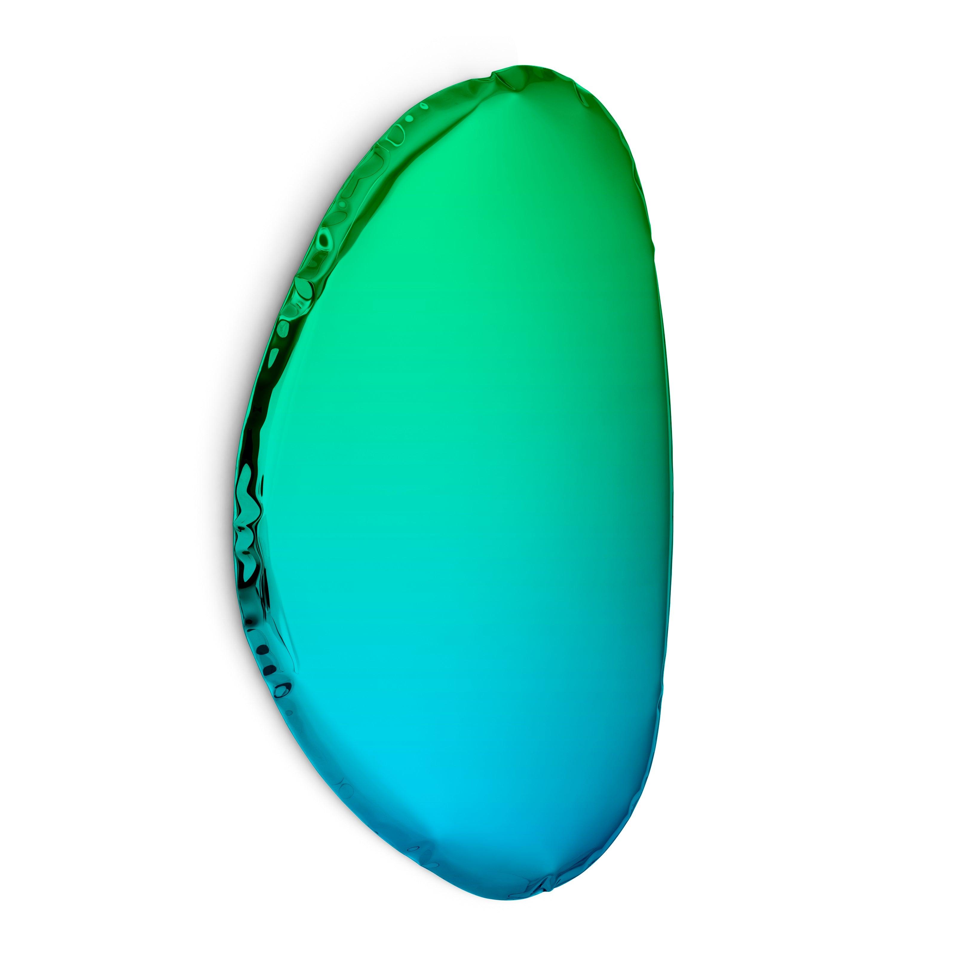 Lustro TAFLA O gradient szmaragd/szafir Zieta Studio O3   Eye on Design