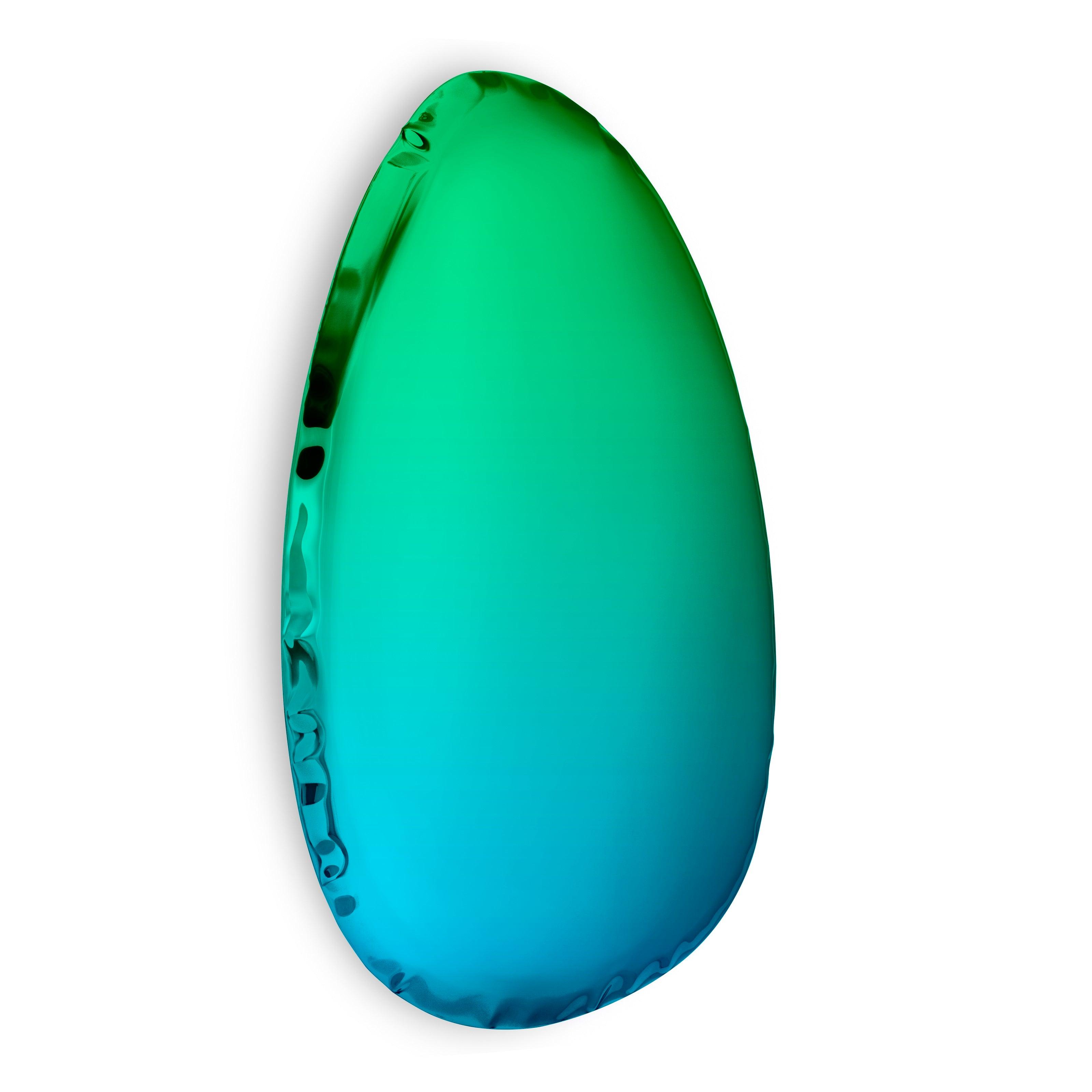 Lustro TAFLA O gradient szmaragd/szafir Zieta Studio O4.5   Eye on Design