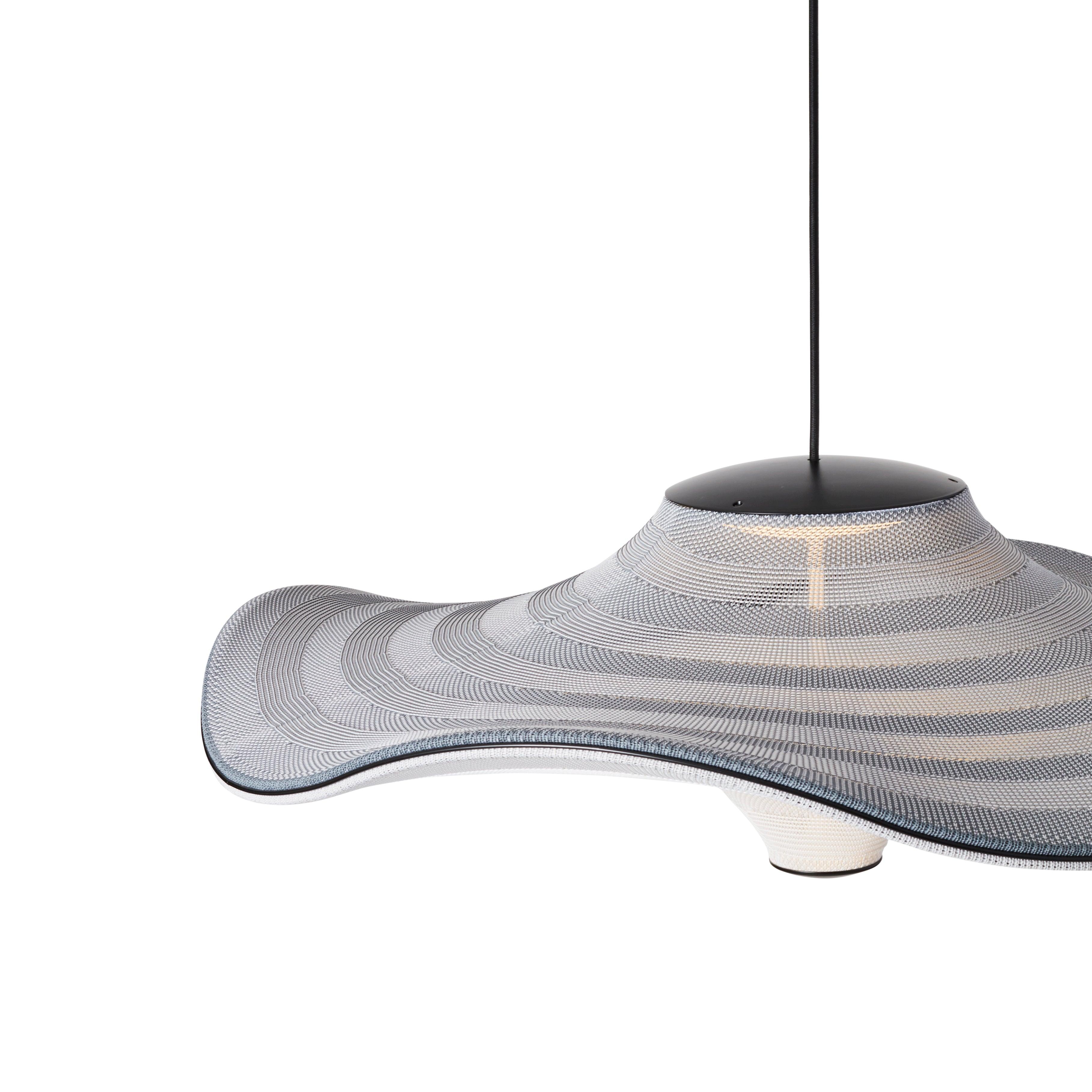 Flying blue hanging lamp