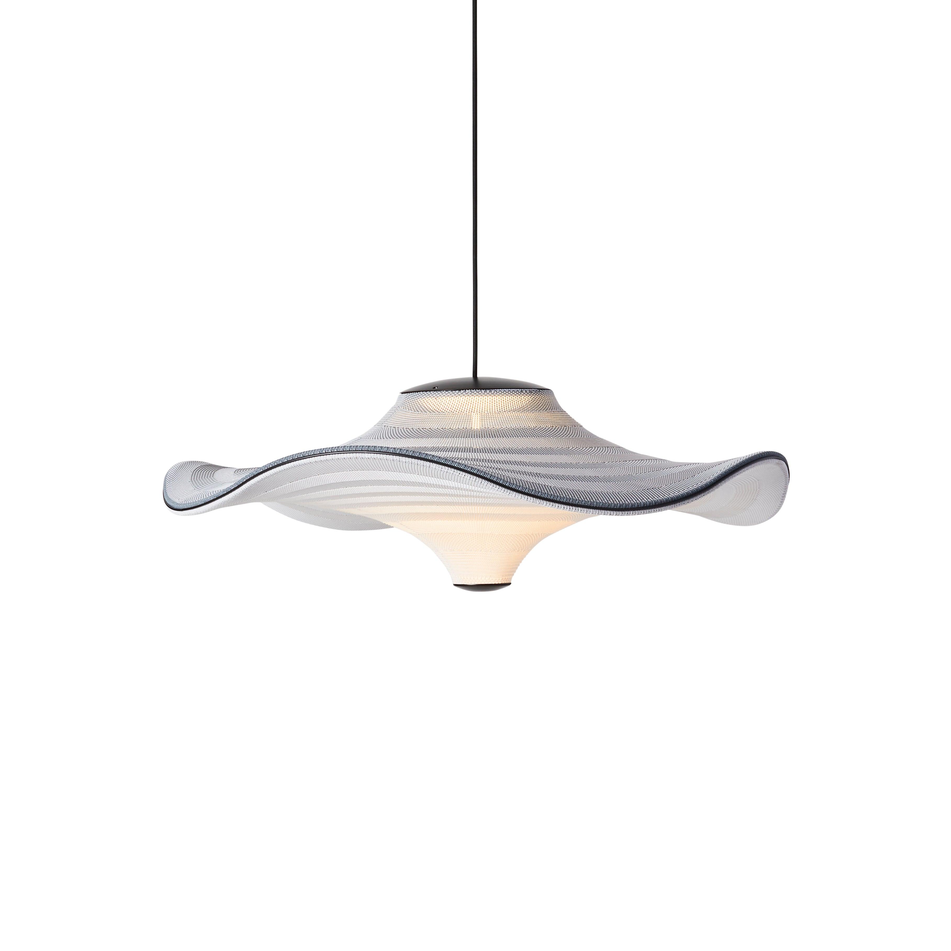 Flying blue hanging lamp
