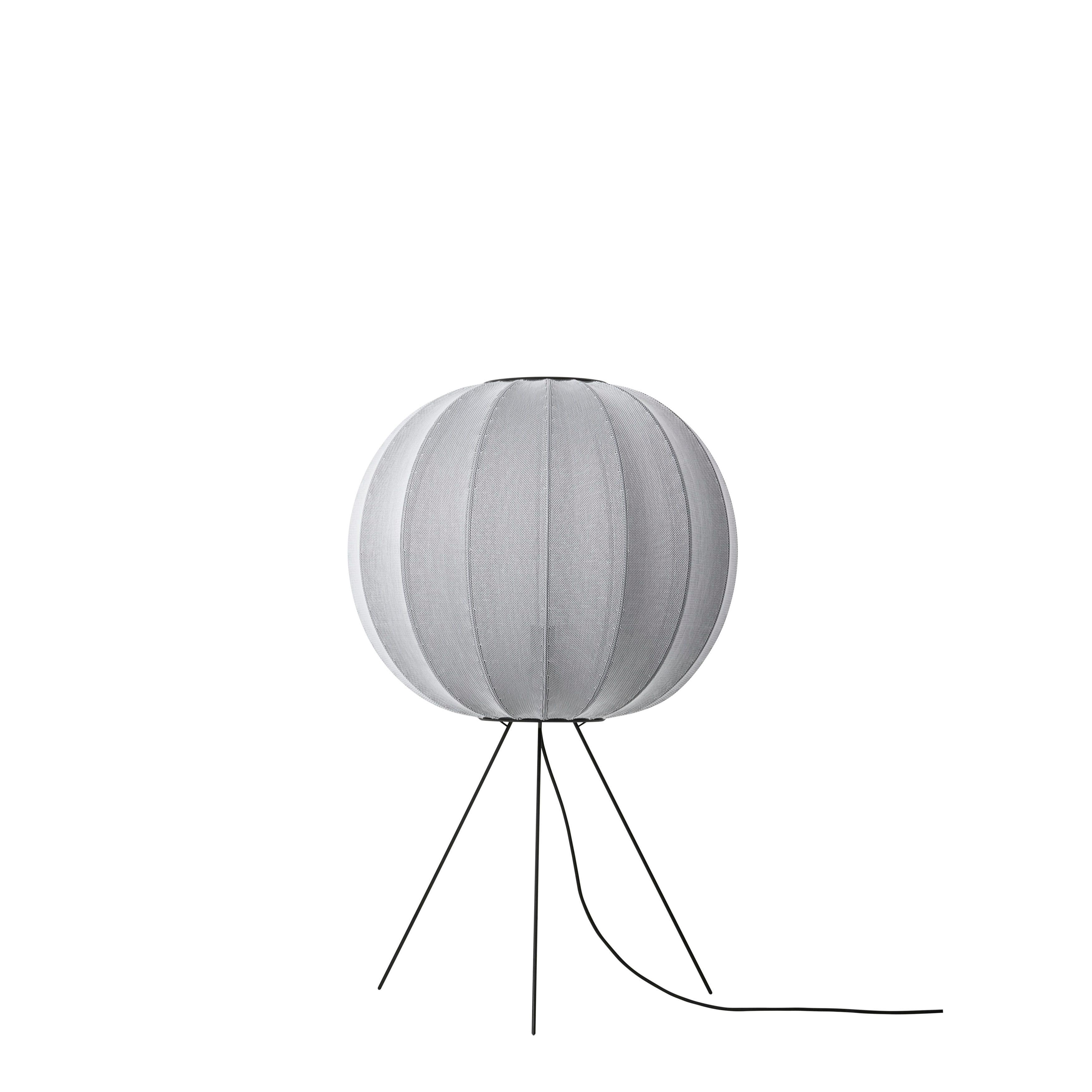 Stehlampe Dreibein niedrig KNIT-WIT grau