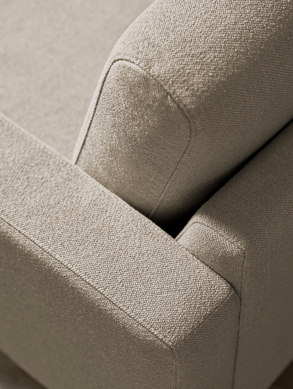 North upholstered corner Dark base