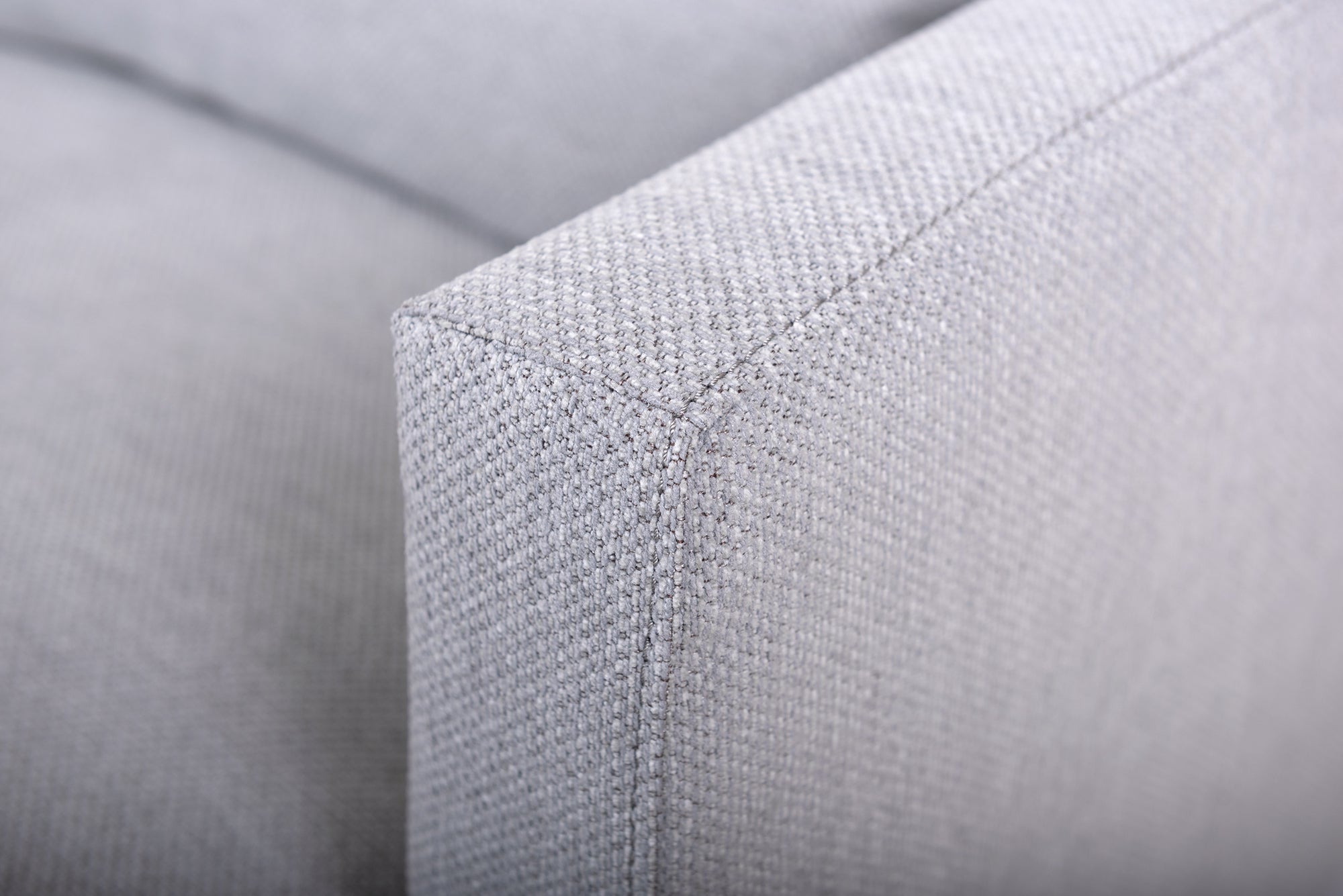 PARADISE upholstered sofa with an oak base