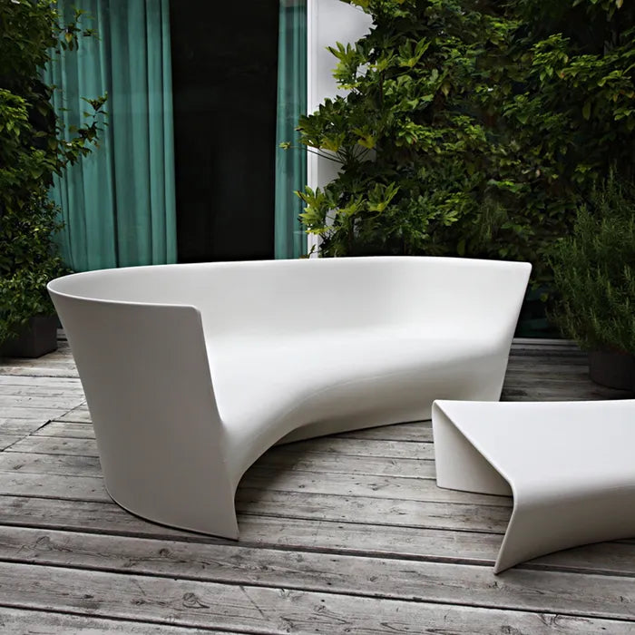 Gran Plie White Sofa