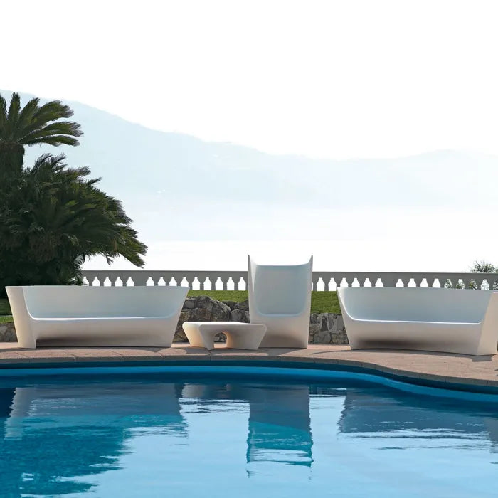 Gran Plie White Sofa