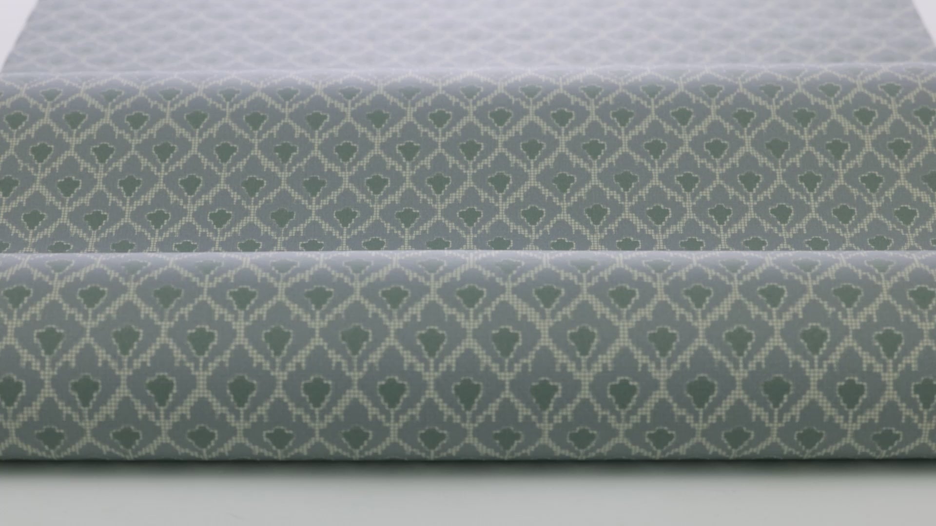 Non-woven paper wallpaper with geometric pattern SVEA blue