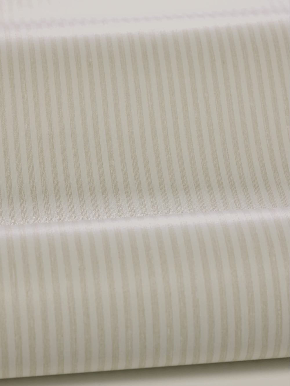 Textured wallpaper resembling striped linen POLKA STRIPE beige