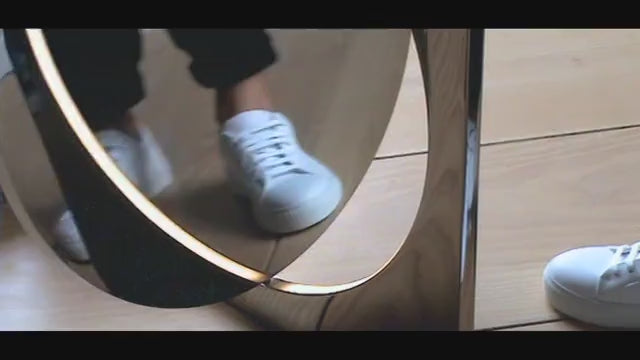 MOONSETTER chrome floor lamp