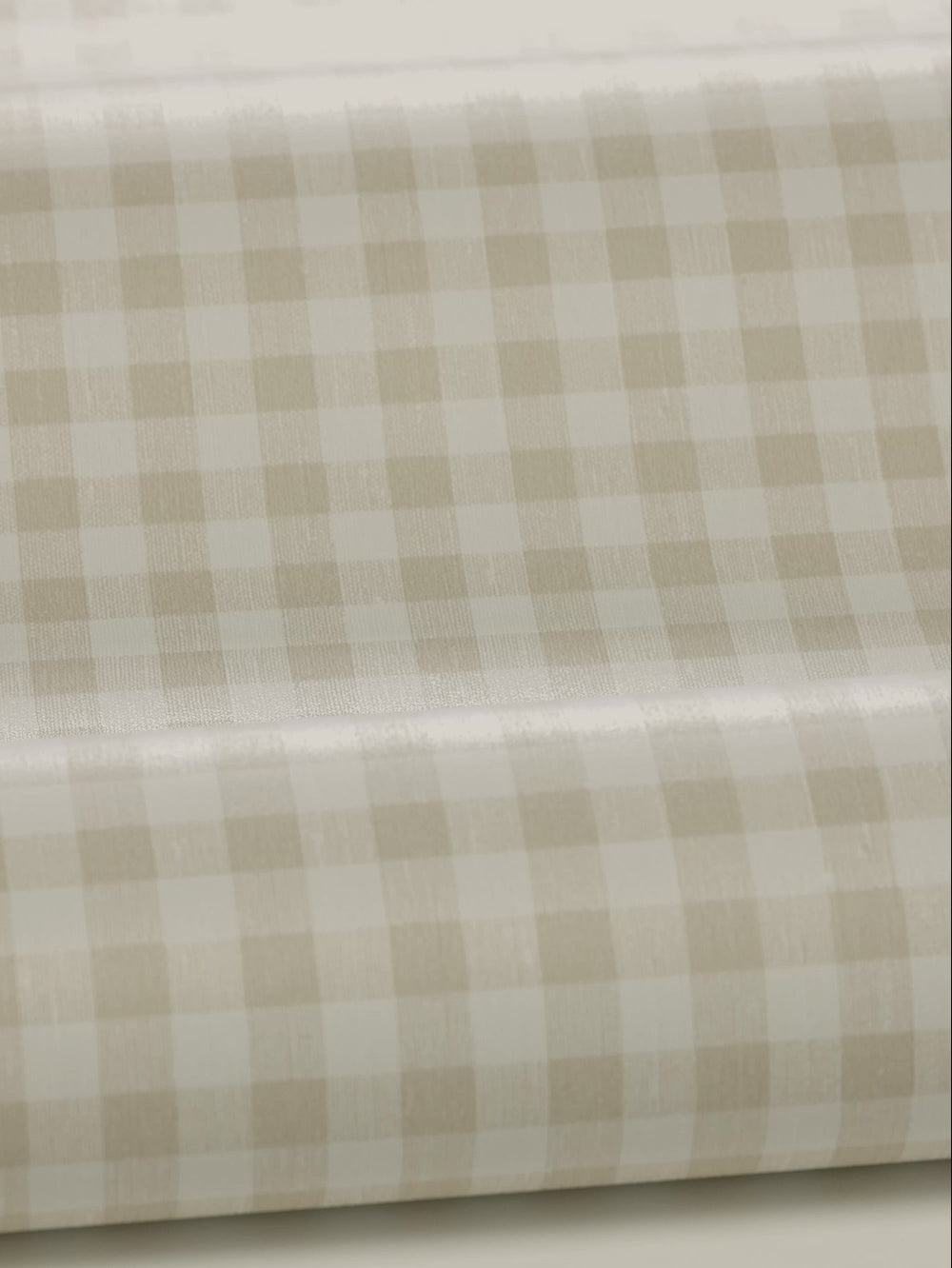 Structural wallpaper imitating linen in a checkered pattern PICNIC CHECK beige