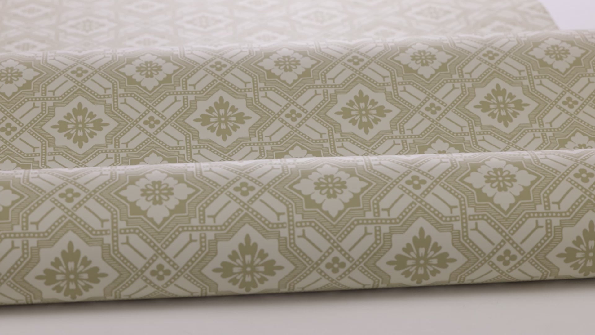 Non-woven paper wallpaper with geometric pattern FRIEDRICH golden-beige