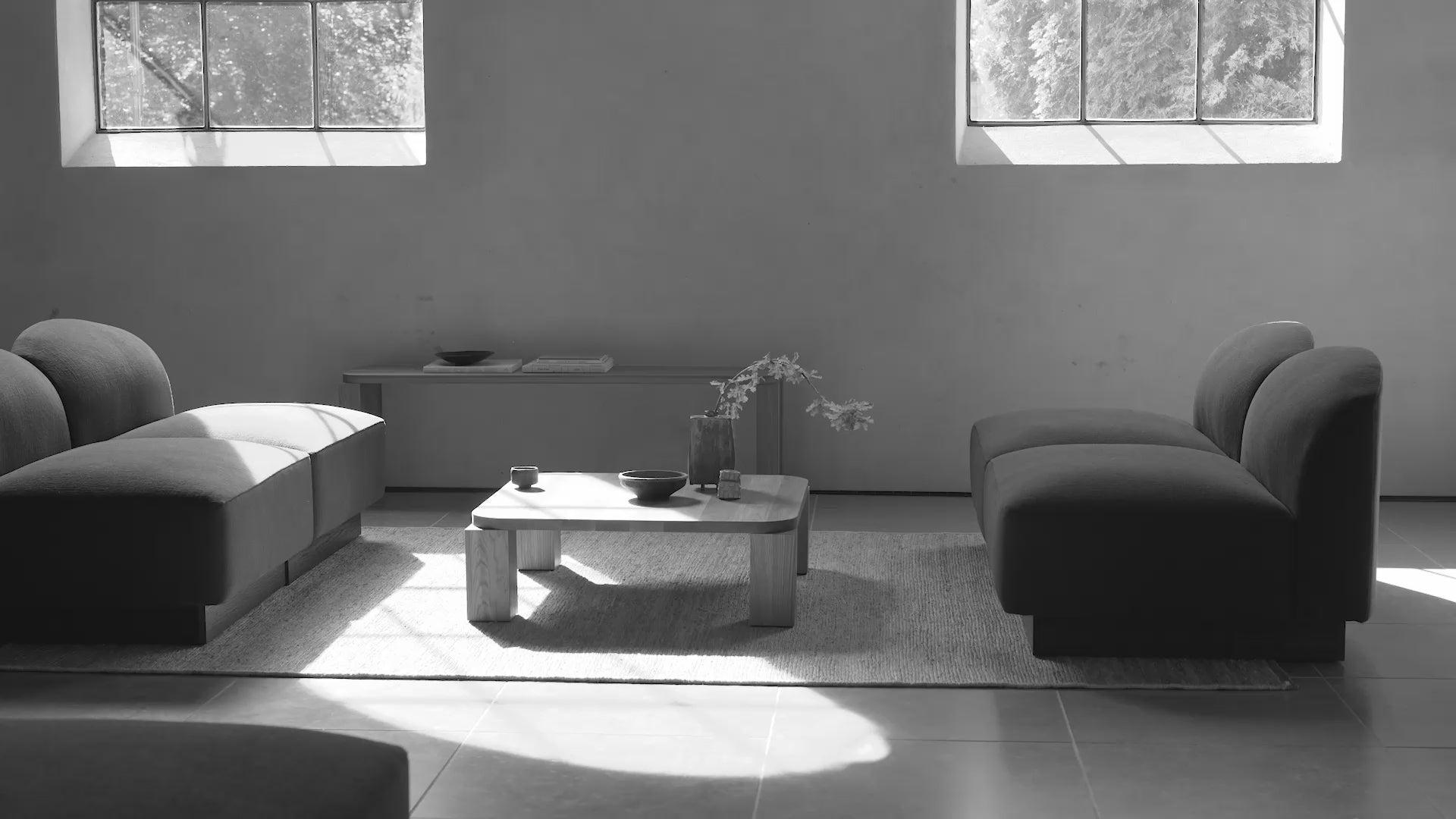 Customizable Right-Side Semi-Round Modular Corner Sofa SHORE