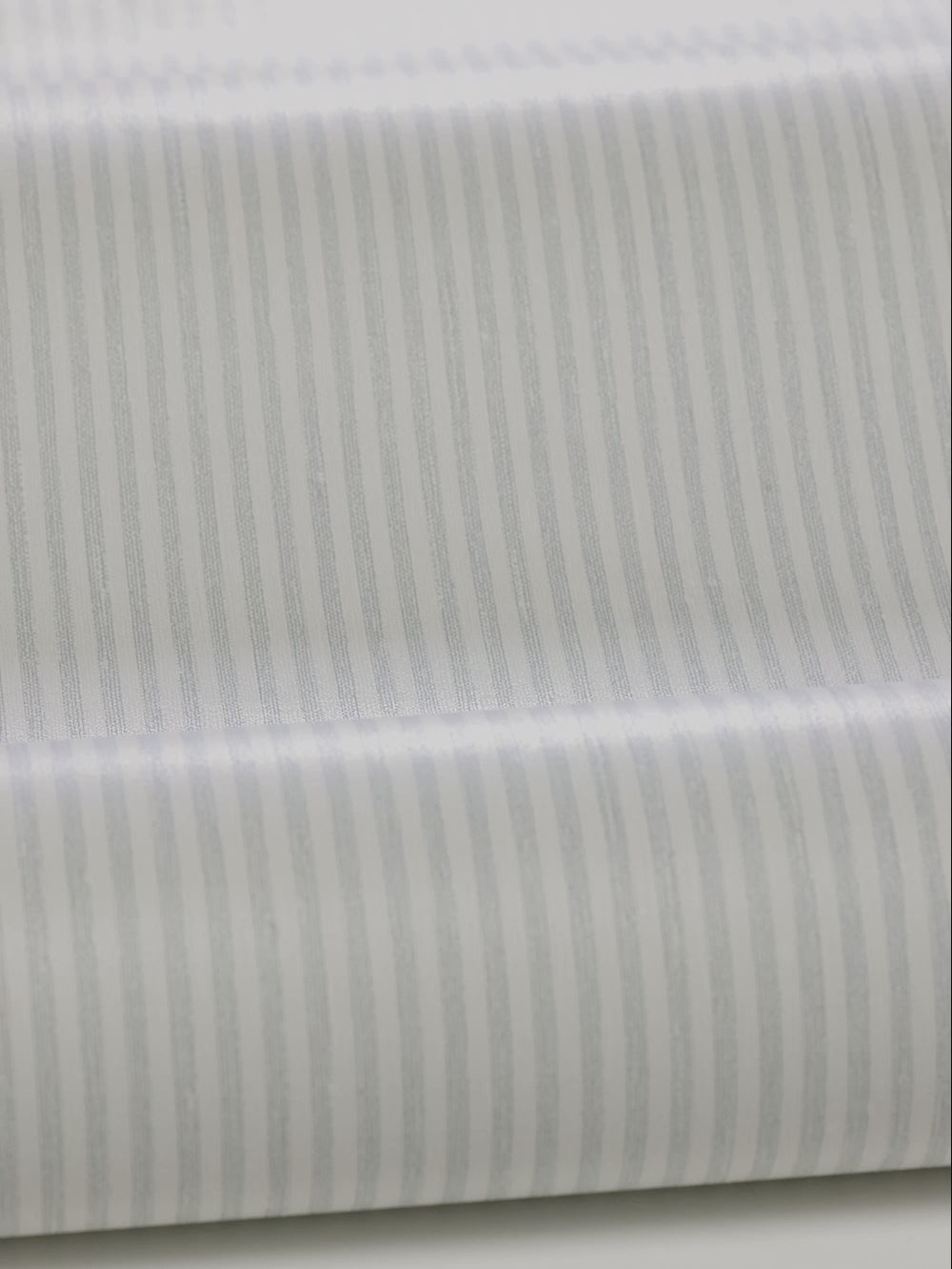 Structural wallpaper imitating striped linen POLKA STRIPE blue with beige