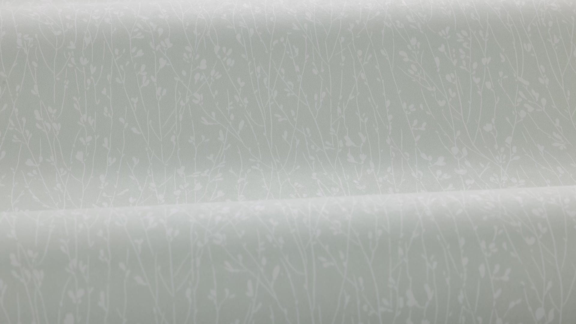 Non-woven paper wallpaper with a plant pattern ELIAS light green