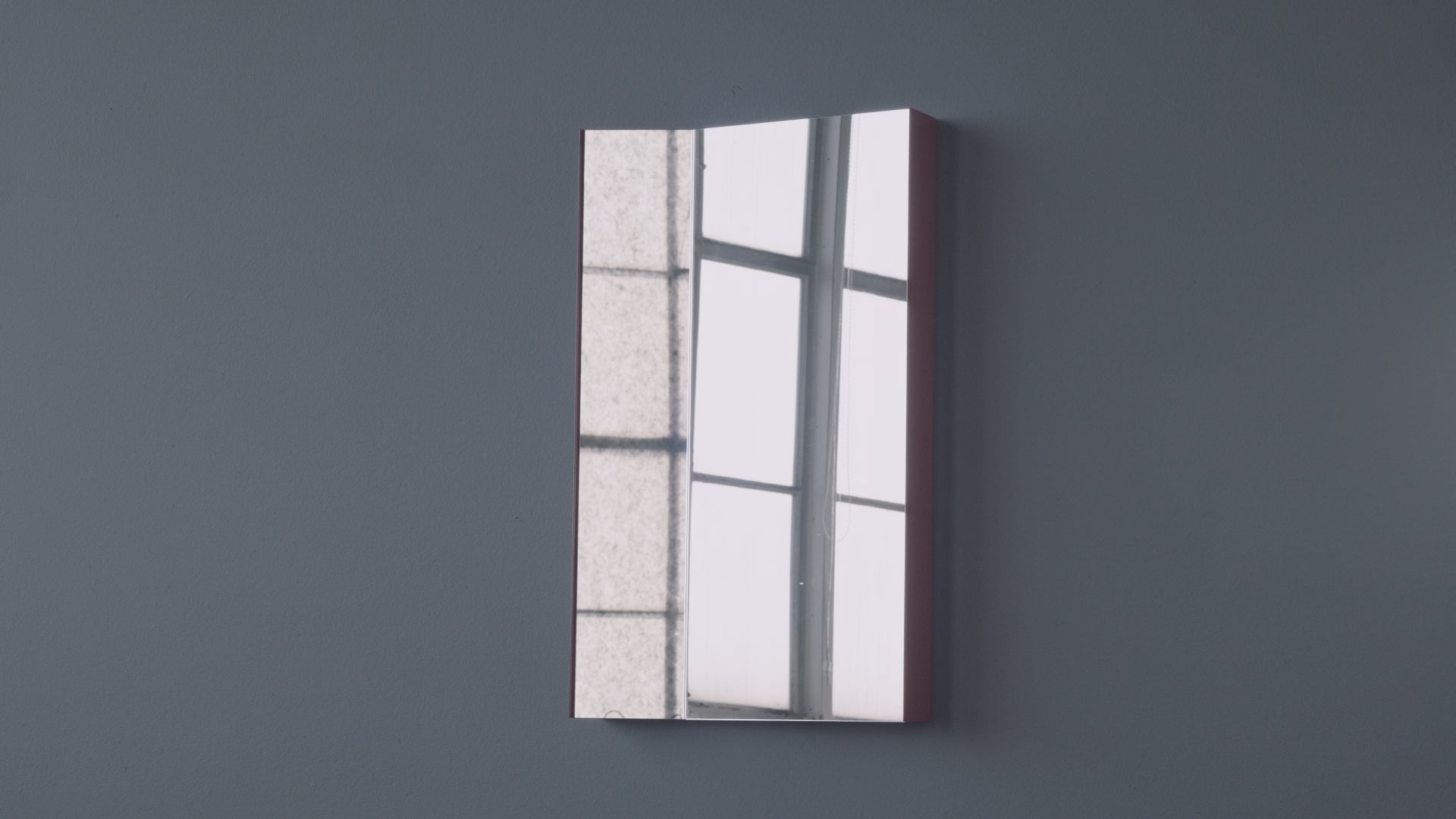 Wandspiegel MIMESIS rot