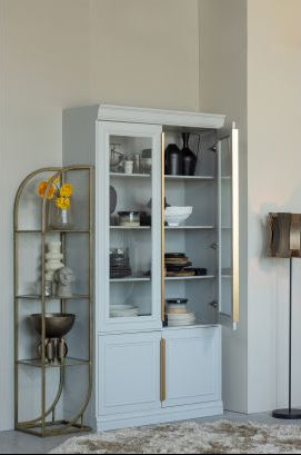 The Light gray organizer site with ancient gold