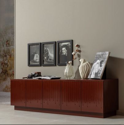Red brick pencil cabinet
