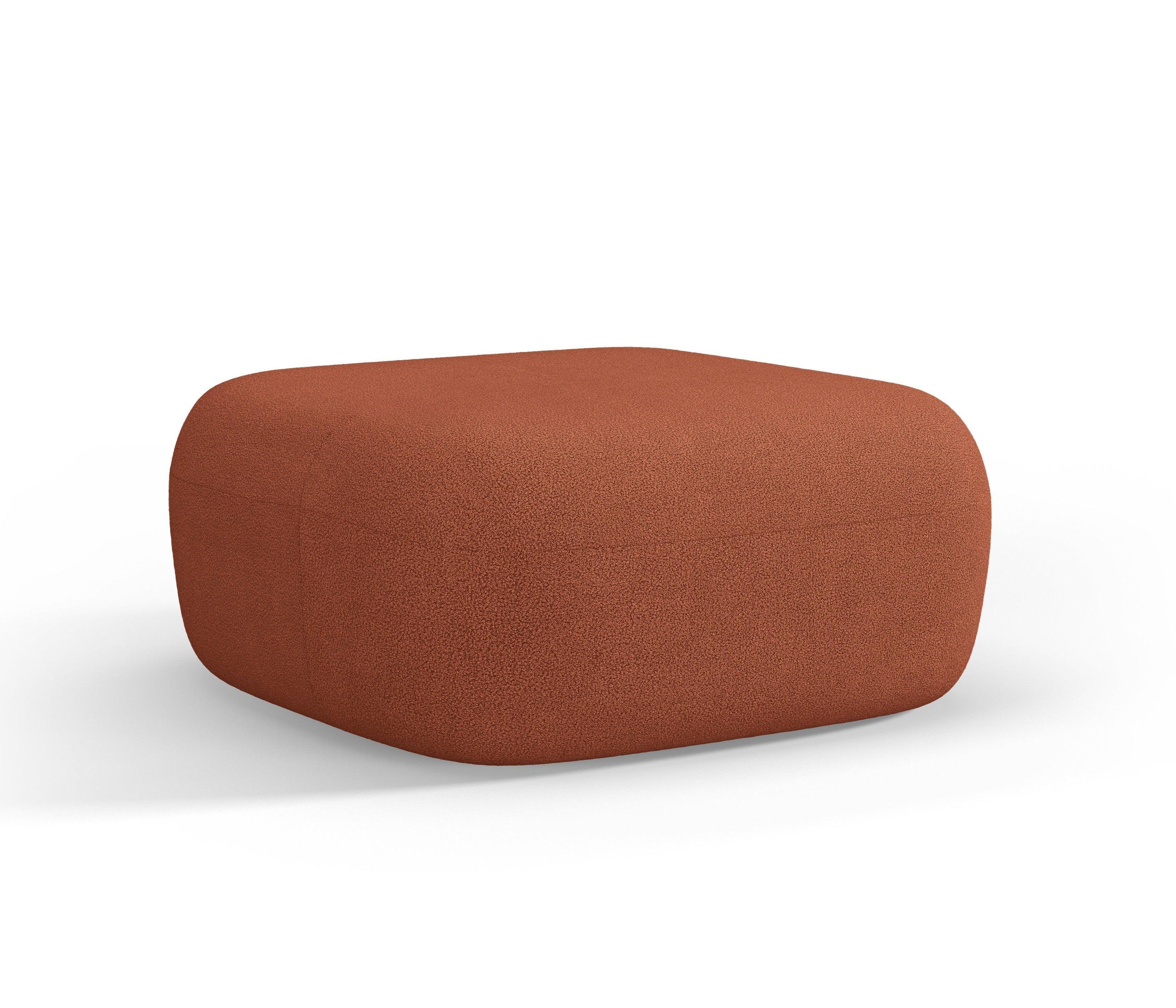 ALDRIN brick boucle pouf Windsor & Co Eye on Design