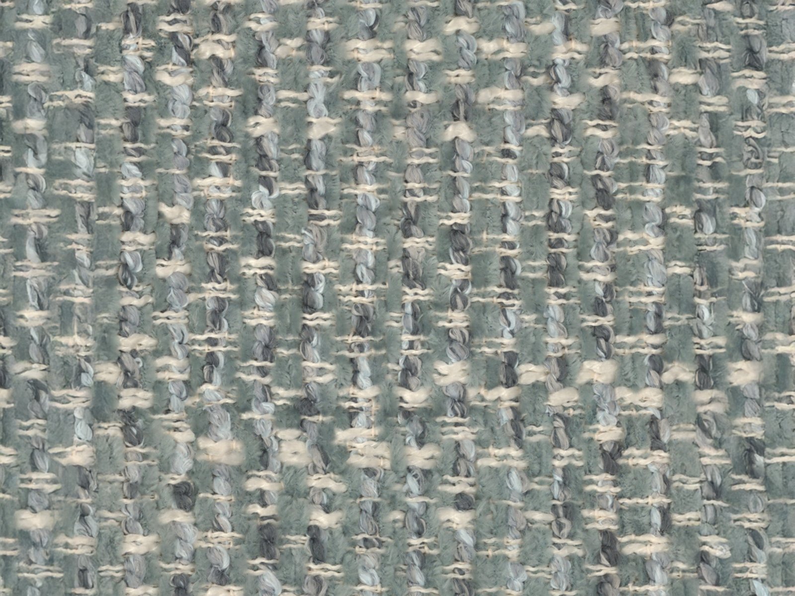 GEORGIA light blue chenille pouf