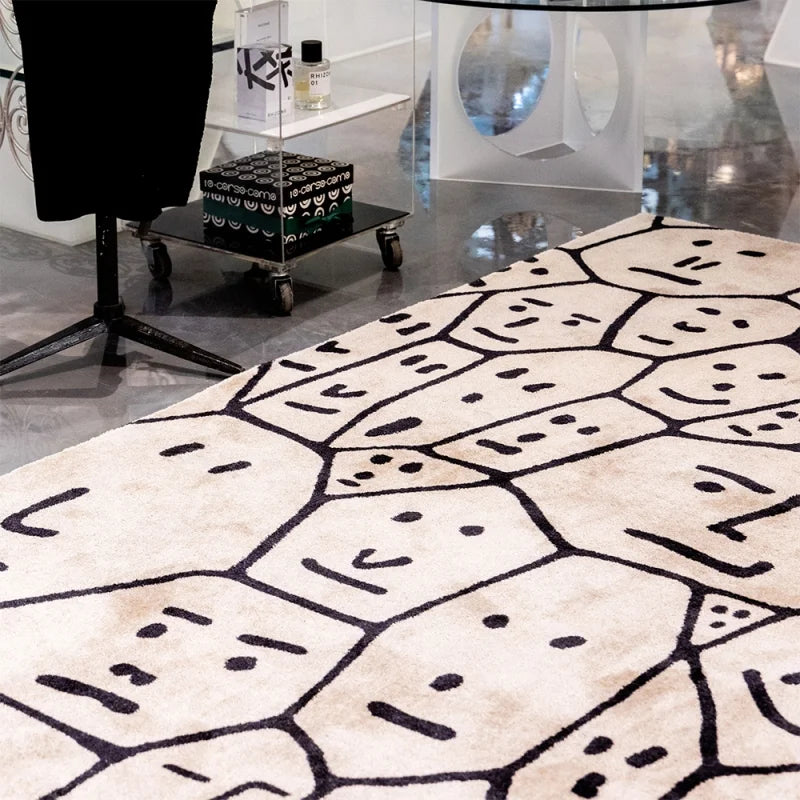 Stencils Beige Rug