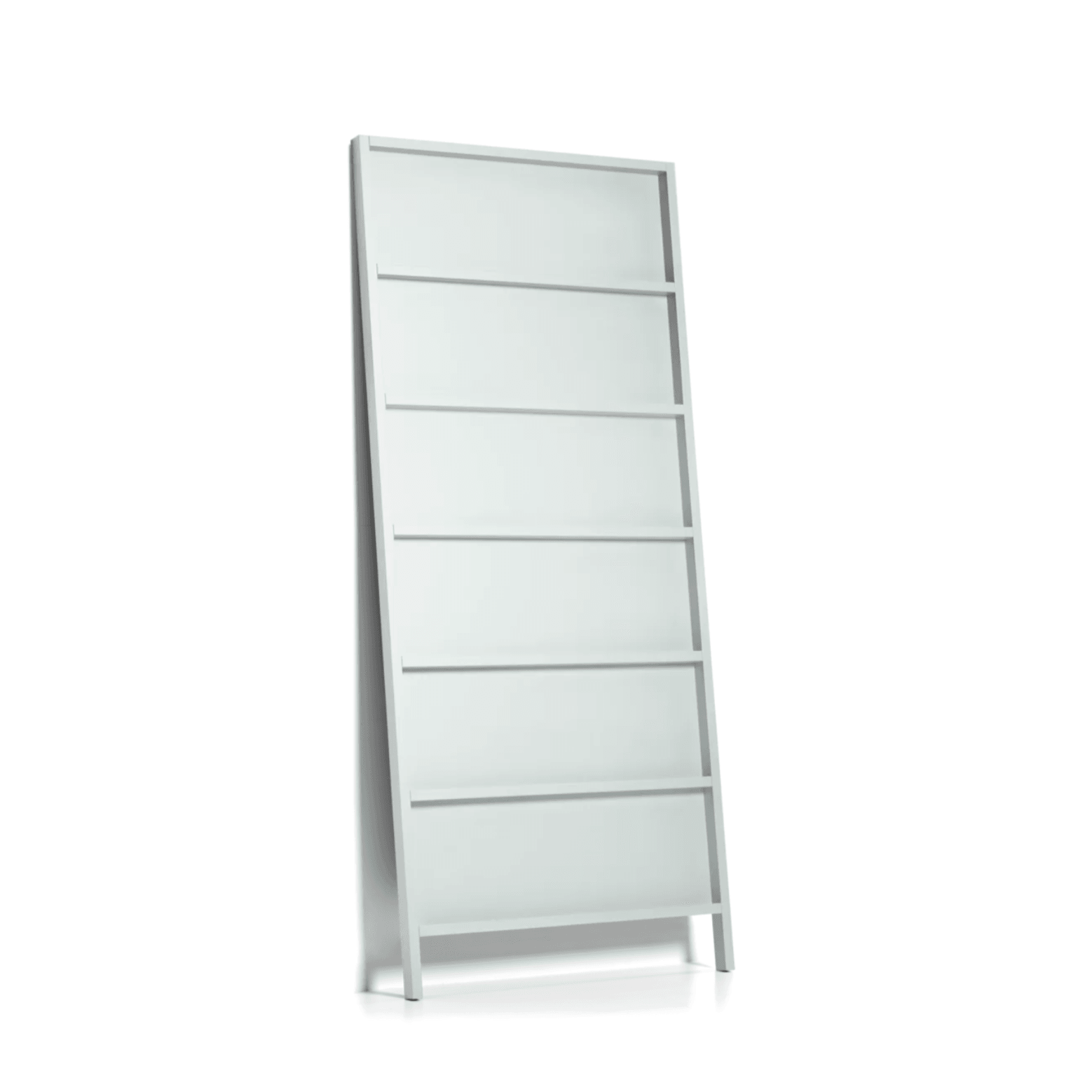 Bookcase OBLIQUE light grey Moooi 286 cm Eye on Design