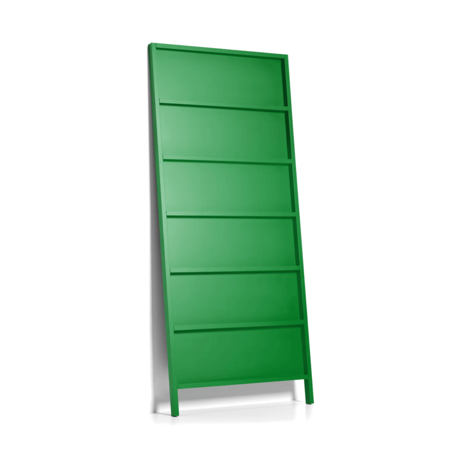 Bookcase OBLIQUE grass green Moooi 286 cm Eye on Design