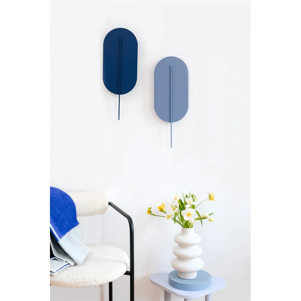 ROKKE marineblaue Wandleuchte