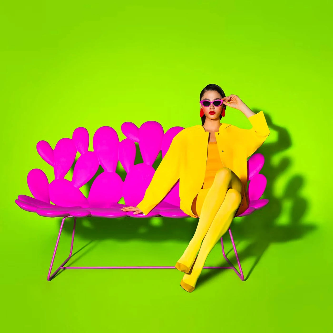 FILICUDI yellow garden sofa