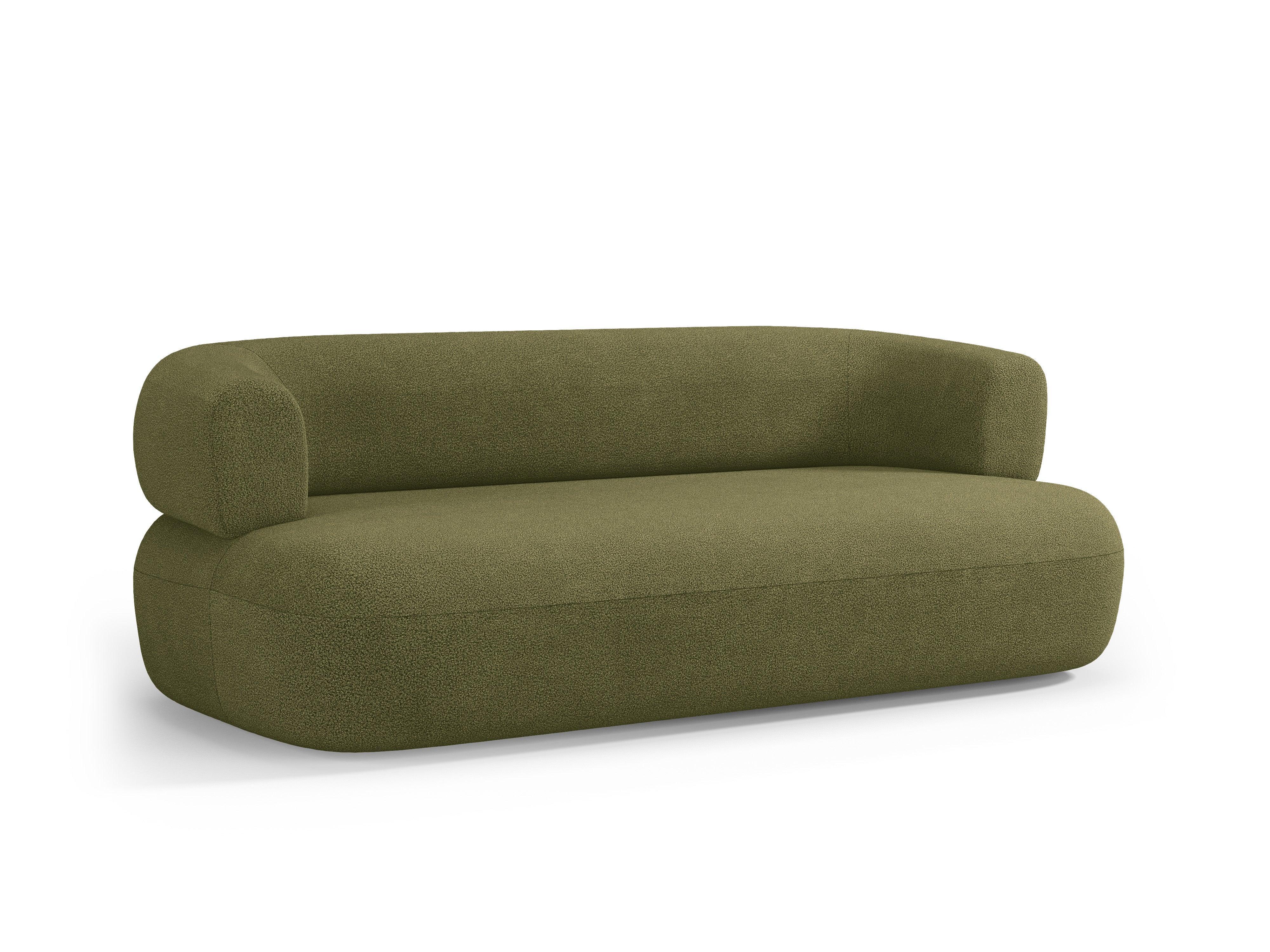 3 seater sofa ALDRIN green boucle Windsor & Co Eye on Design