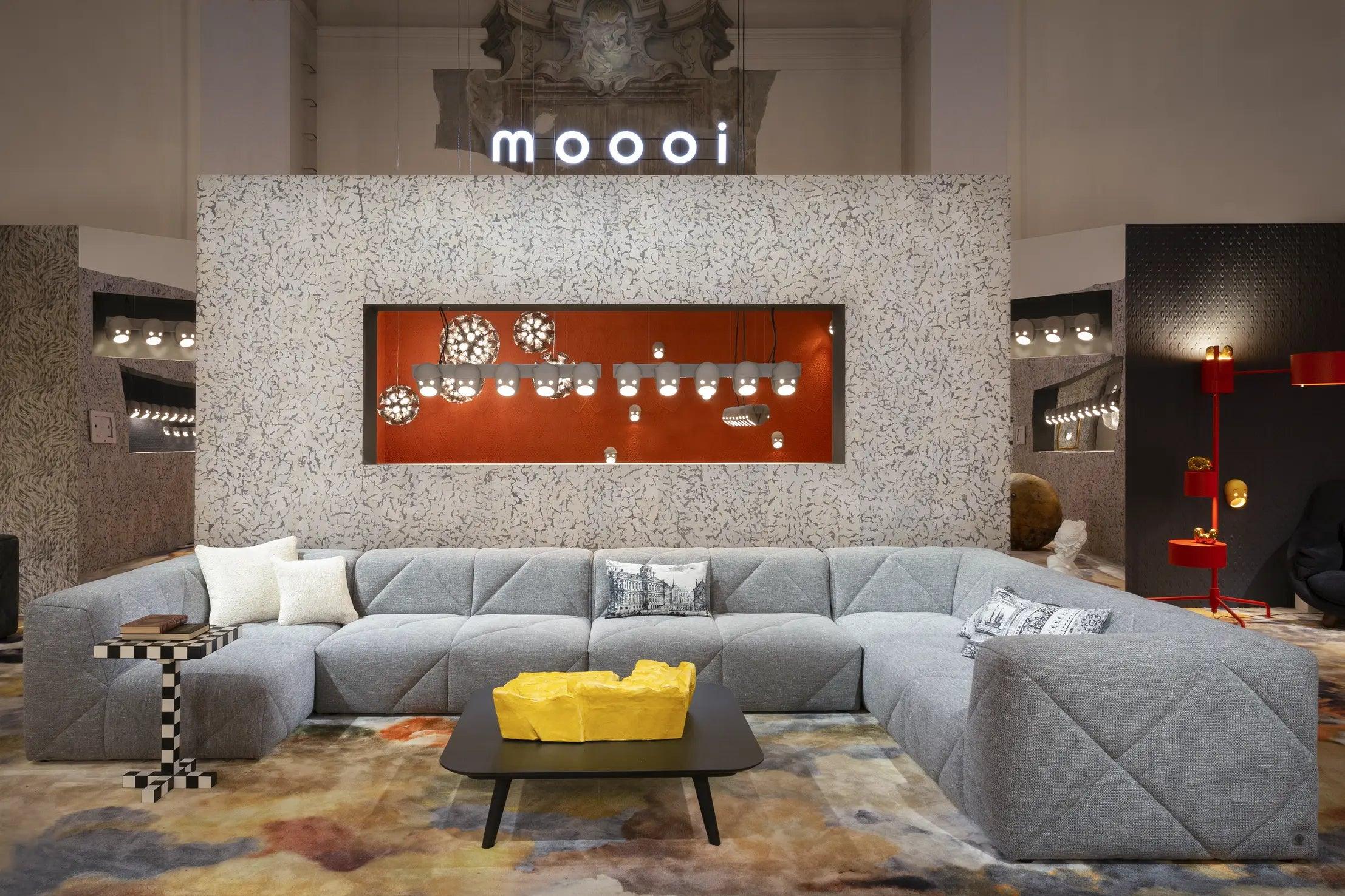 Modular sofa BFF upholstered Moooi Eye on Design