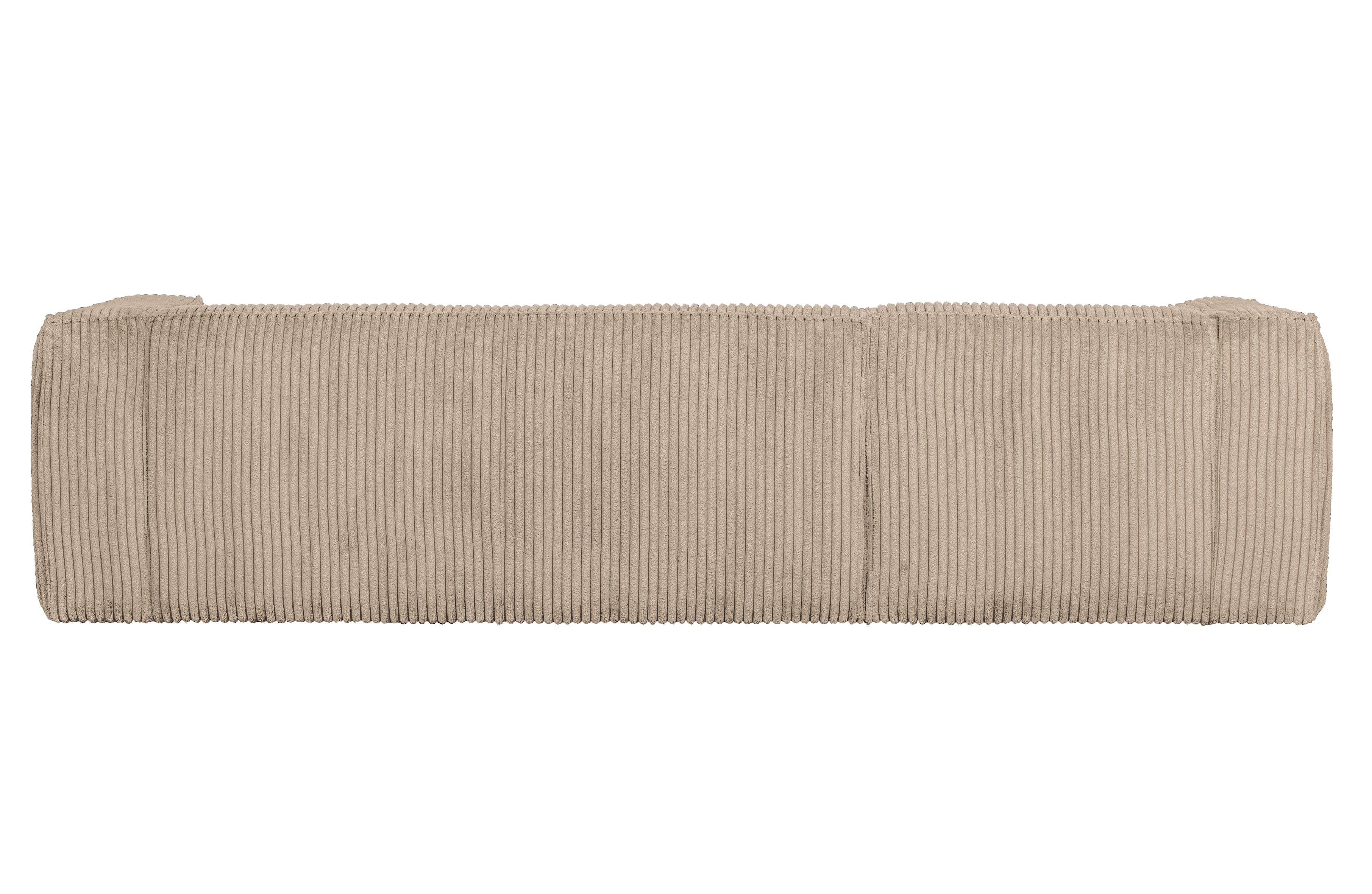 Sofa sztruksowa BEAN RIB beżowy Woood Exclusive    Eye on Design