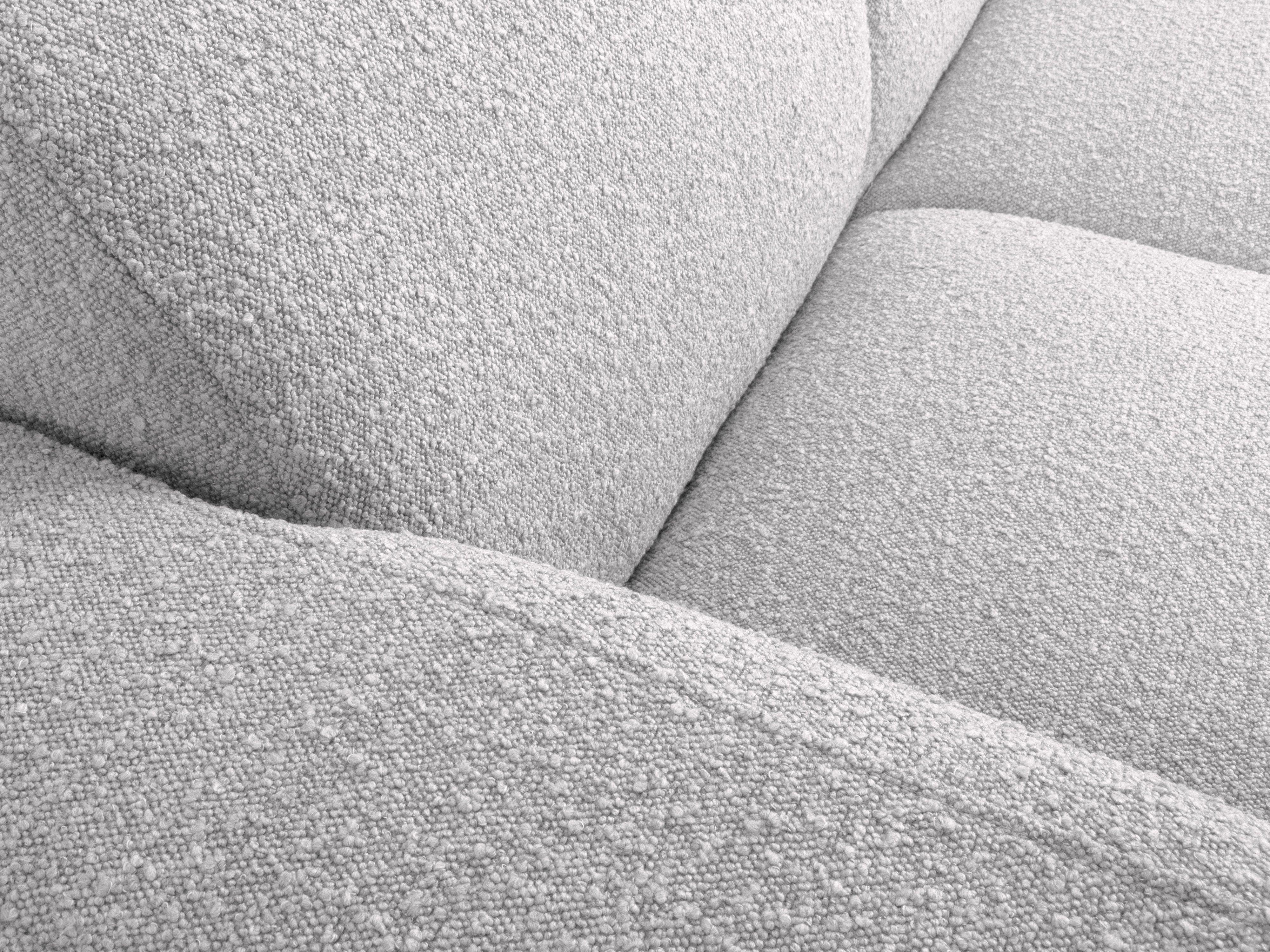 Sofa w tkaninie boucle 2-osobowa LOLA jasnoszary Windsor & Co    Eye on Design