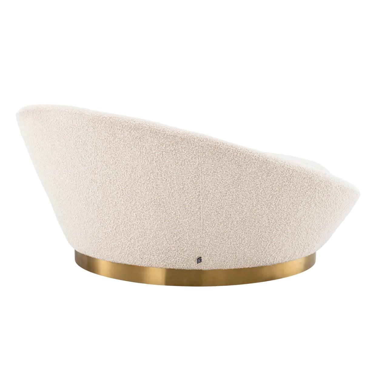 Sofa w tkaninie boucle DUARDO kremowy Eichholtz    Eye on Design