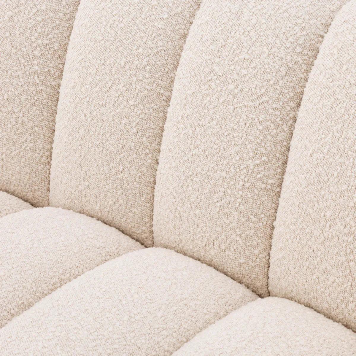 Sofa w tkaninie boucle KELLY kremowy - poekspozycyjna Eichholtz    Eye on Design