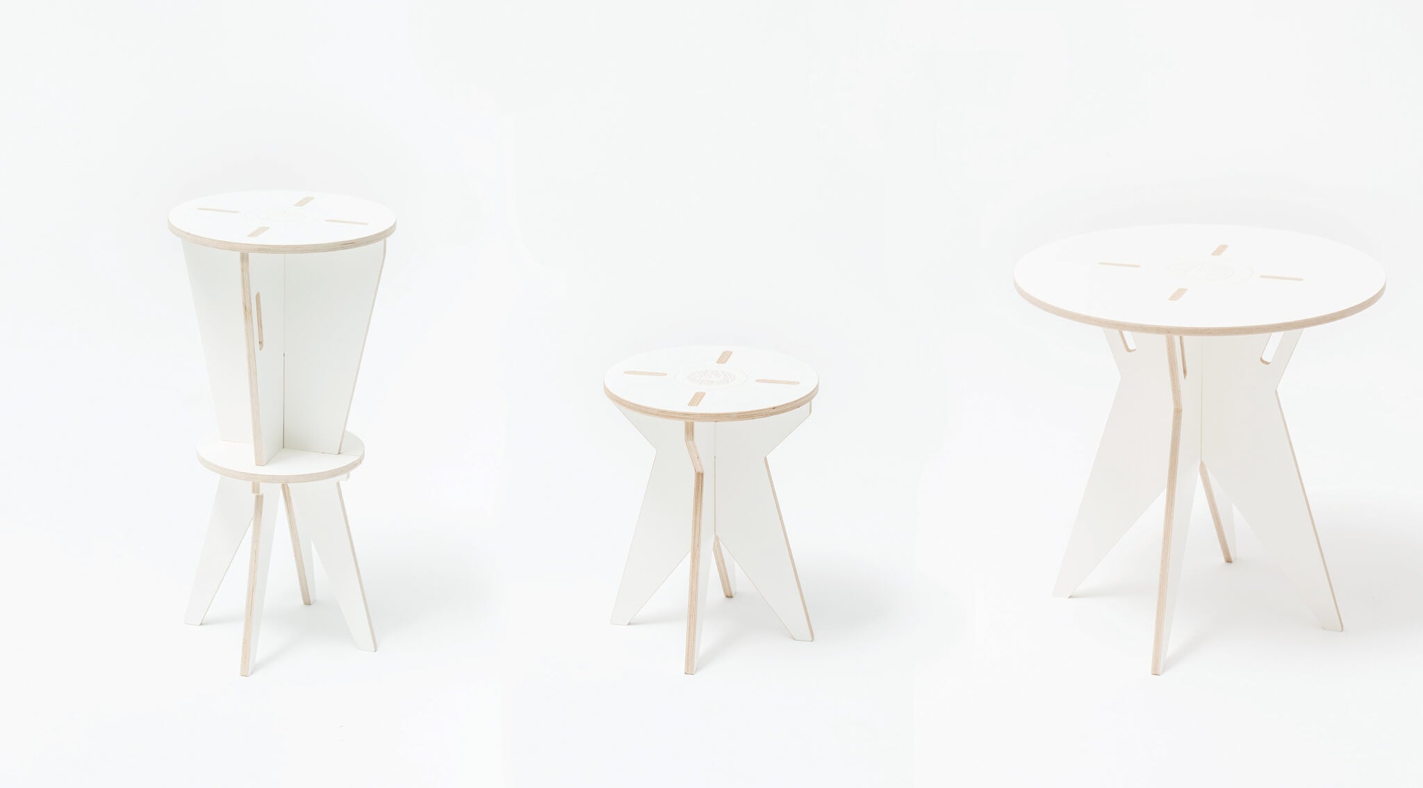 White Stool [Amelia - poor quality, to be replaced when I gain access to the photo bank]