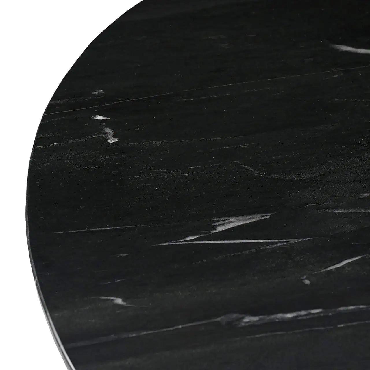 Stół okrągły COLLADA czarny marmur Richmond Interiors    Eye on Design