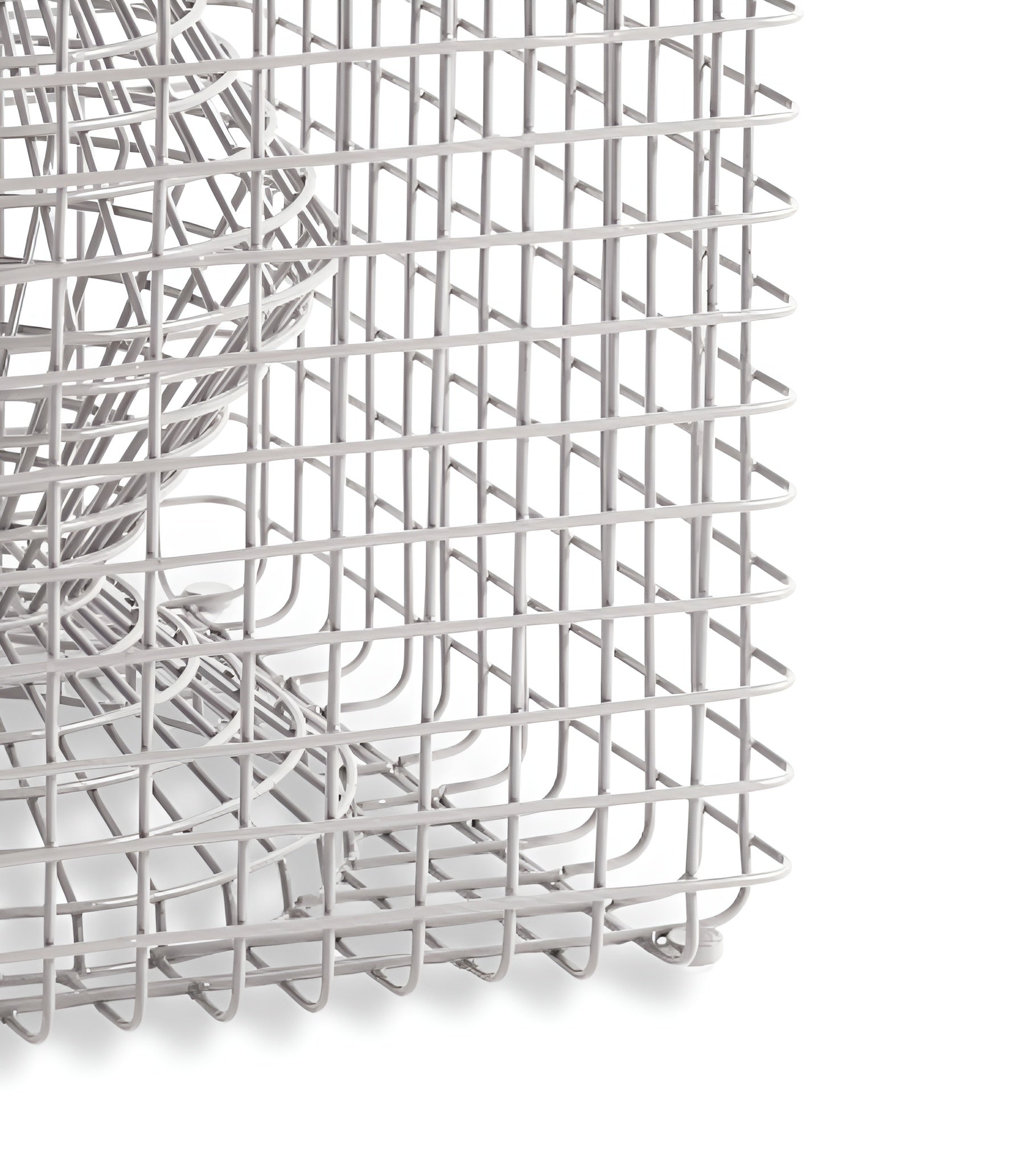 Stolik ZIG ZAG WIRE srebrny