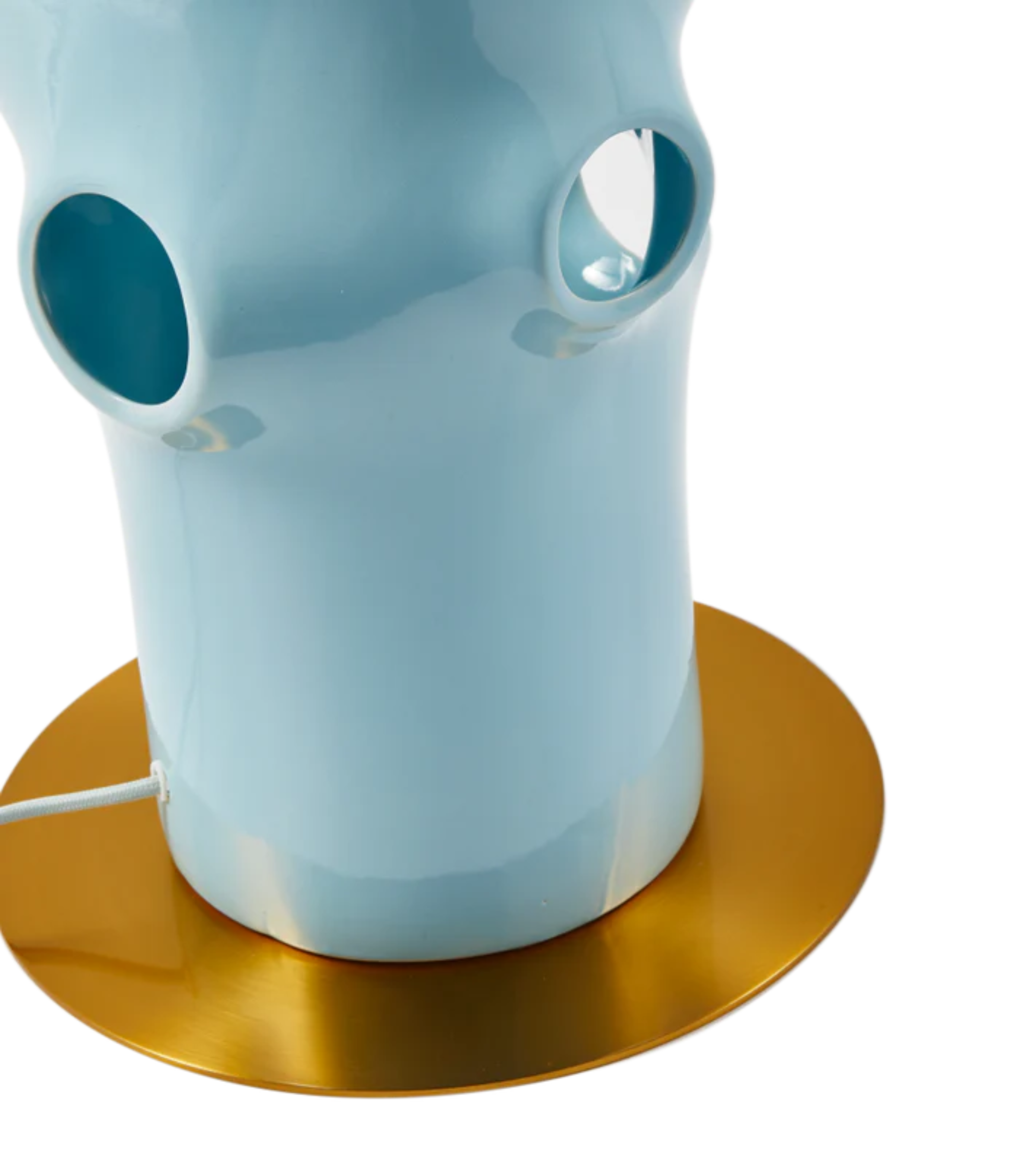 Lampa podłogowa BULLE jasnoniebieski