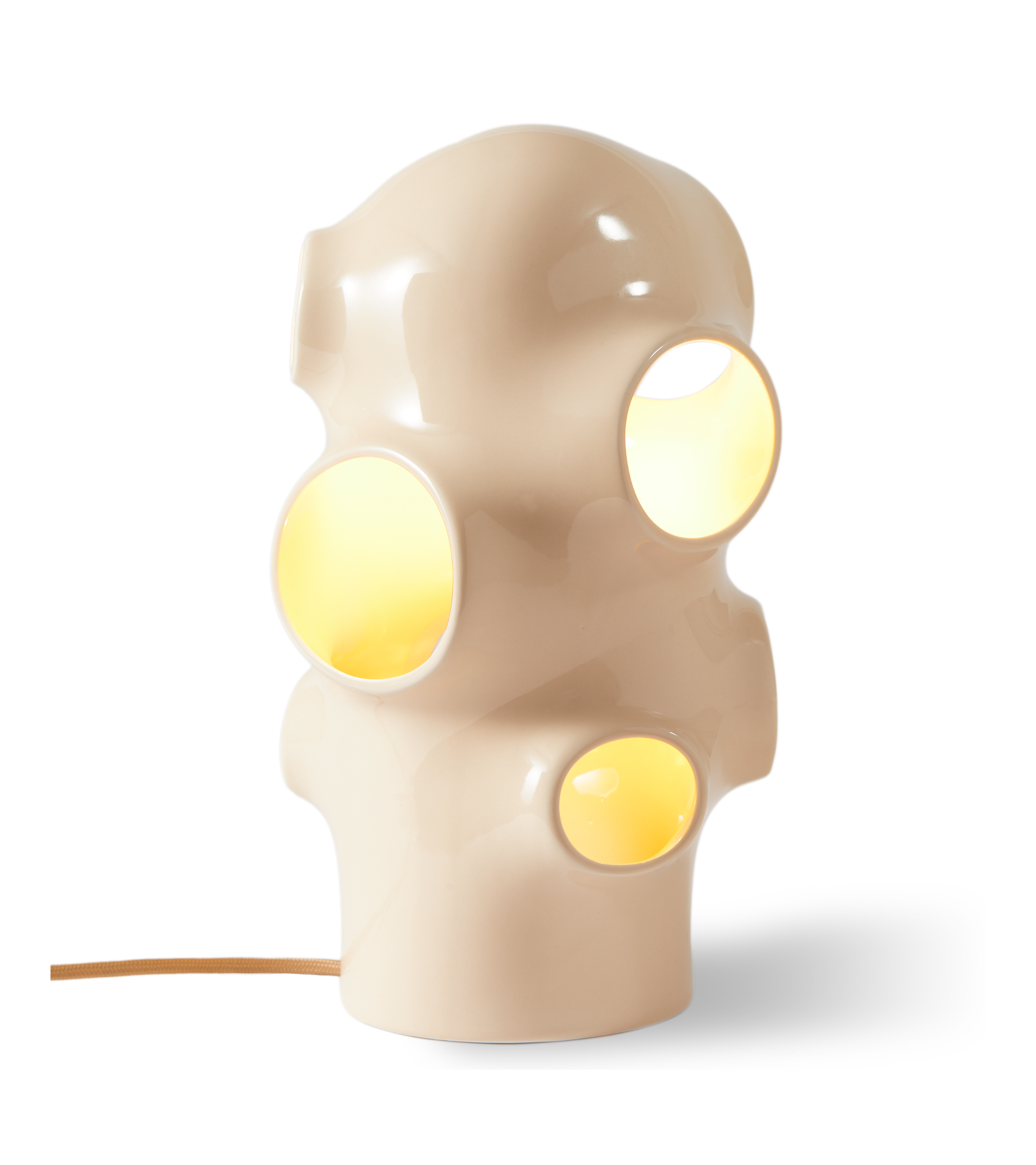 Lampa stołowa BULLE beżowy