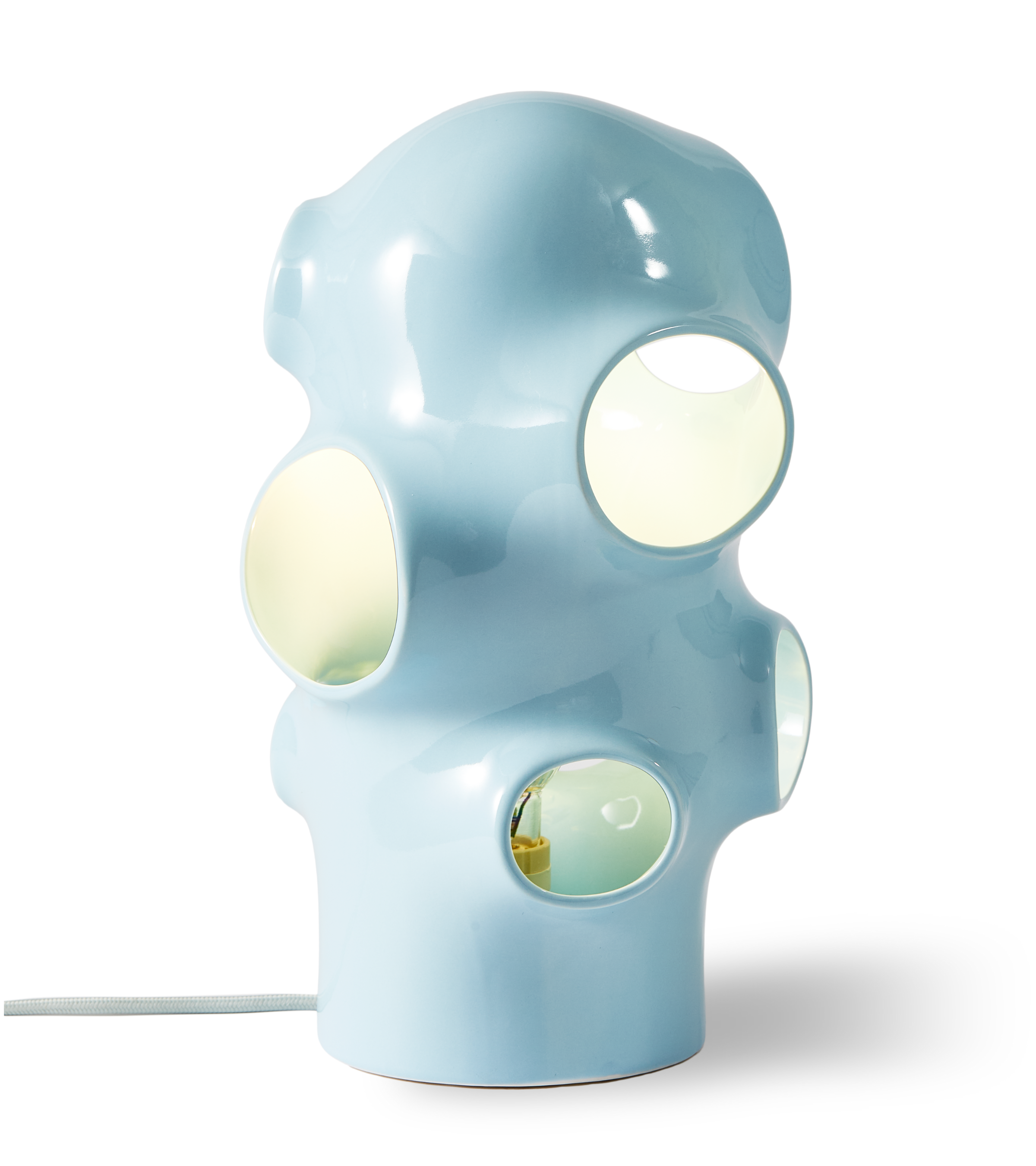 Lampa stołowa BULLE jasnoniebieski