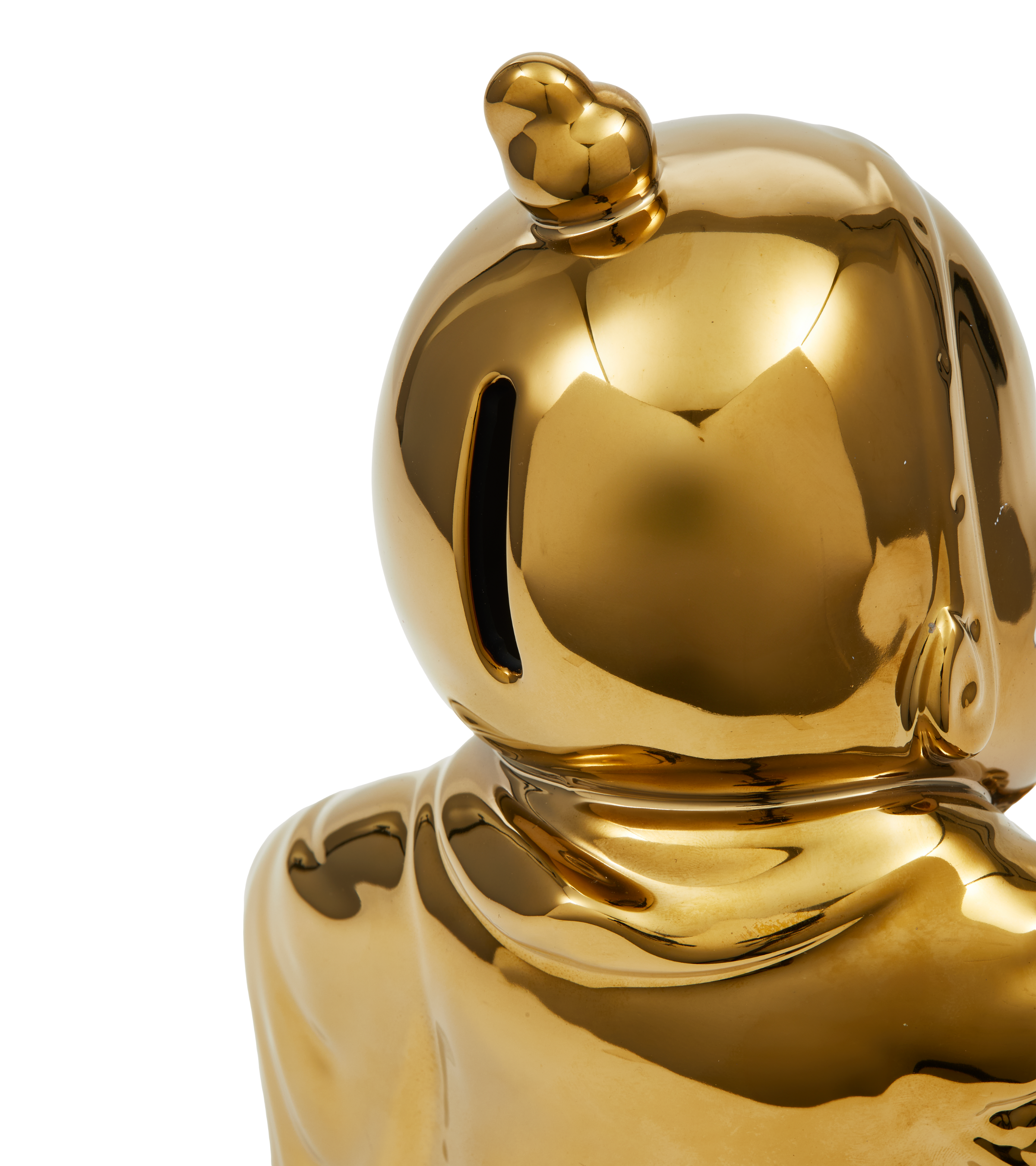 FUNNY WARRIOR piggy bank gold