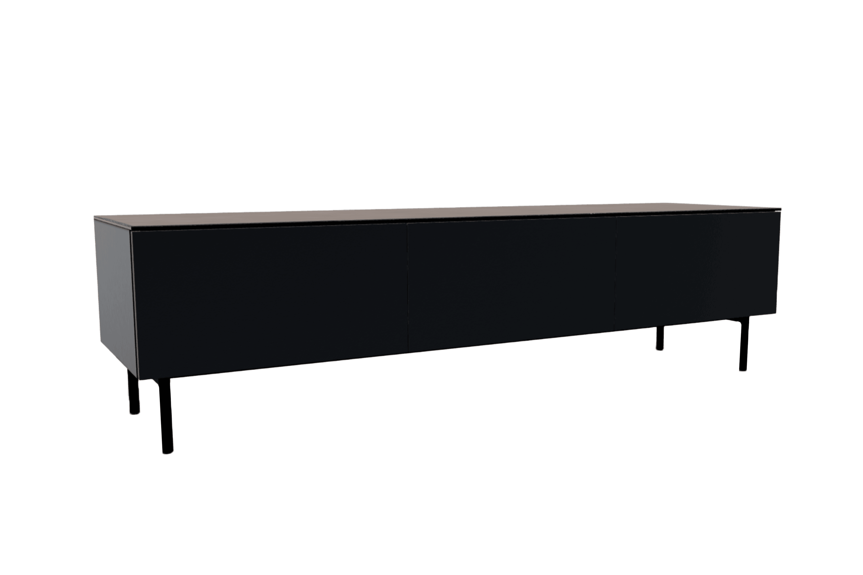 Szafka RTV UNIVERSAL czarny mat Calligaris    Eye on Design